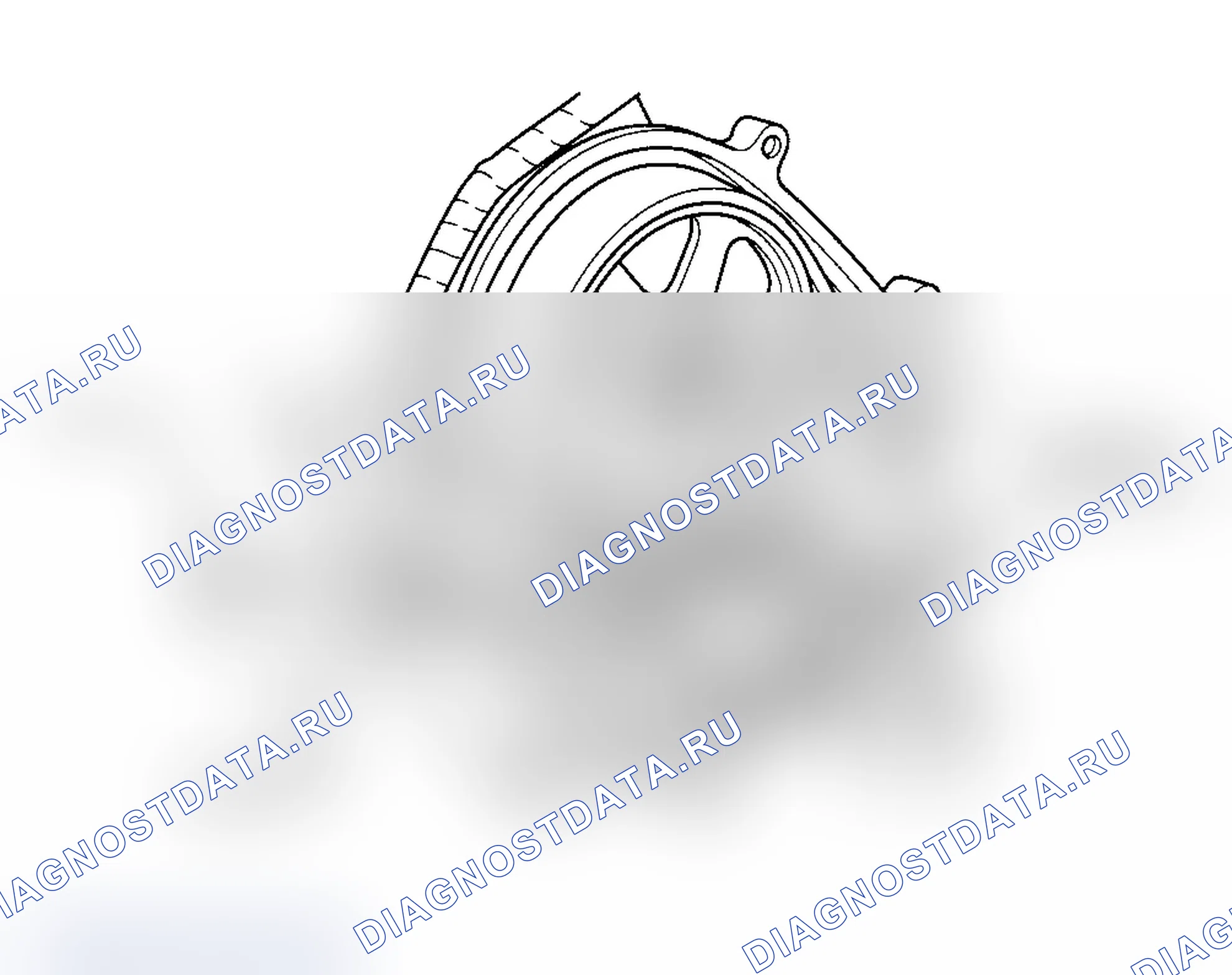 Рис. 2: Демонтаж и монтаж (датчик верхней мертвой точки - 3.2CL и 3.2TL). Acura MDX I