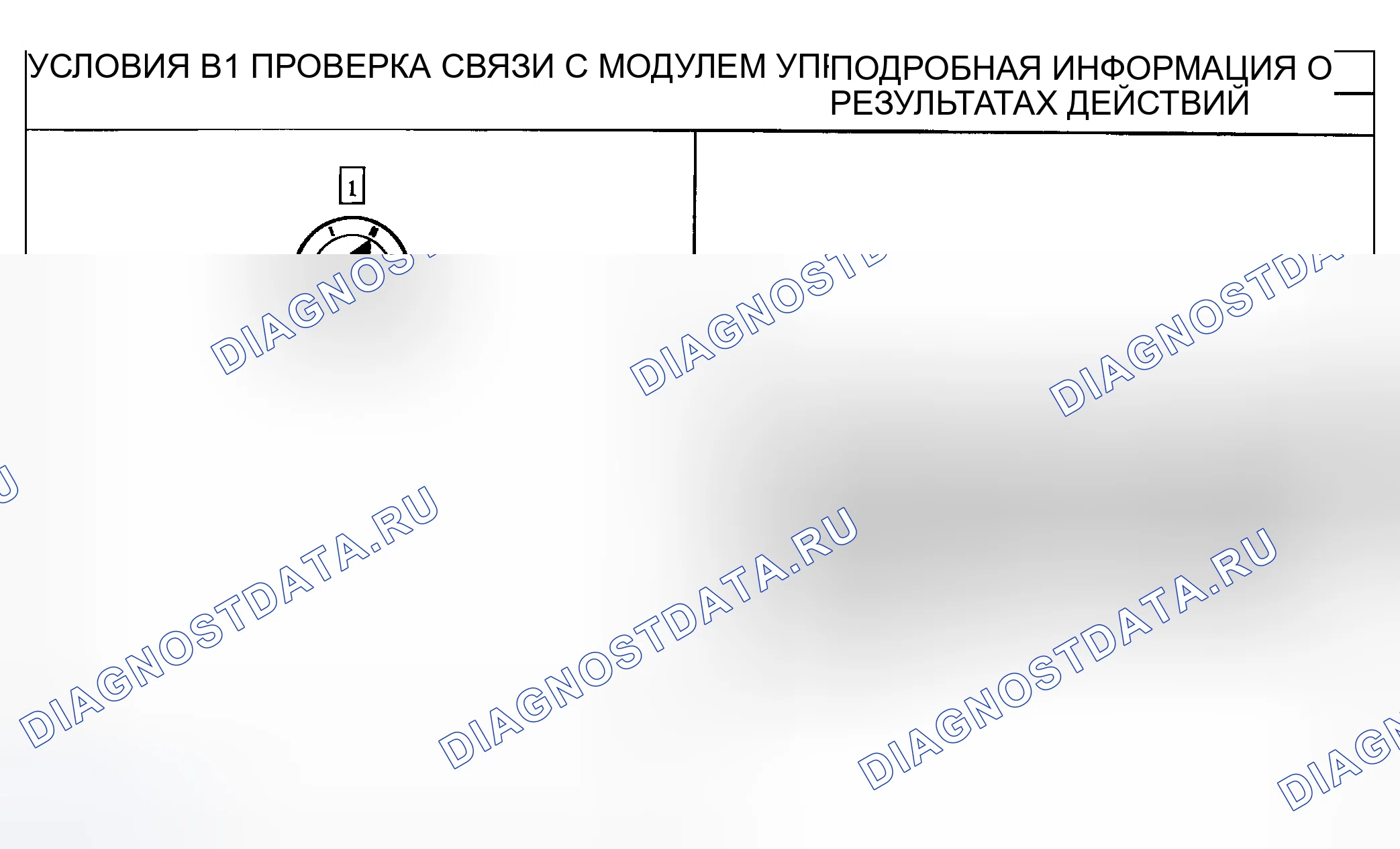 Рис. 23: диагностический тест B: НЕ УДАЕТСЯ ВОЙТИ В САМОТЕСТИРОВАНИЕ - СВЯЗЬ ИСПРАВНА. Hyundai Pony I