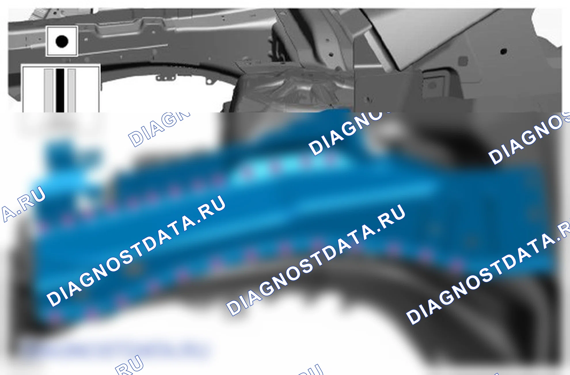 Как снять и установить усиление панели фартука крыла. Ford Galaxy III