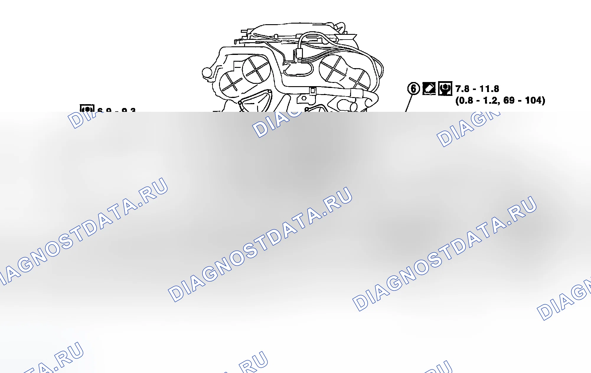 Рис. 85: ДЕМОНТАЖ И МОНТАЖ. Infiniti G35 III