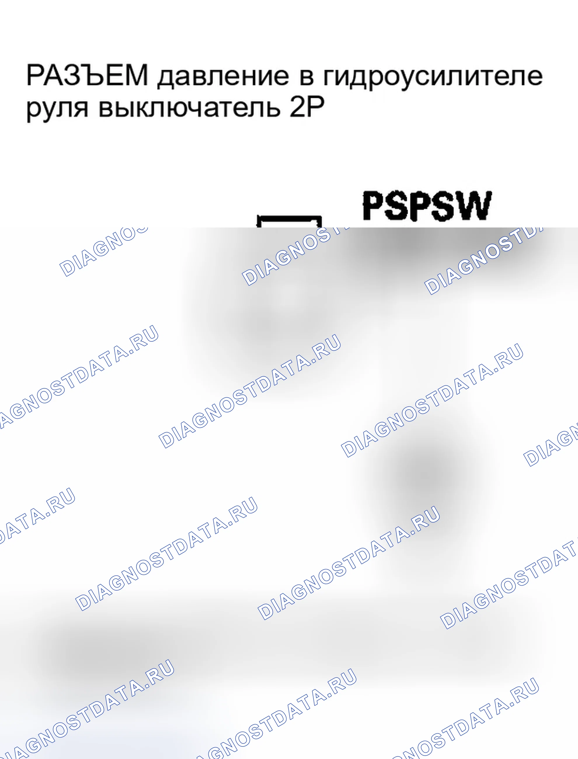 Рис. 69: Устранение неисправностей сигнальной цепи коммутатора давление в гидроусилителе руля. Honda Ridgeline I