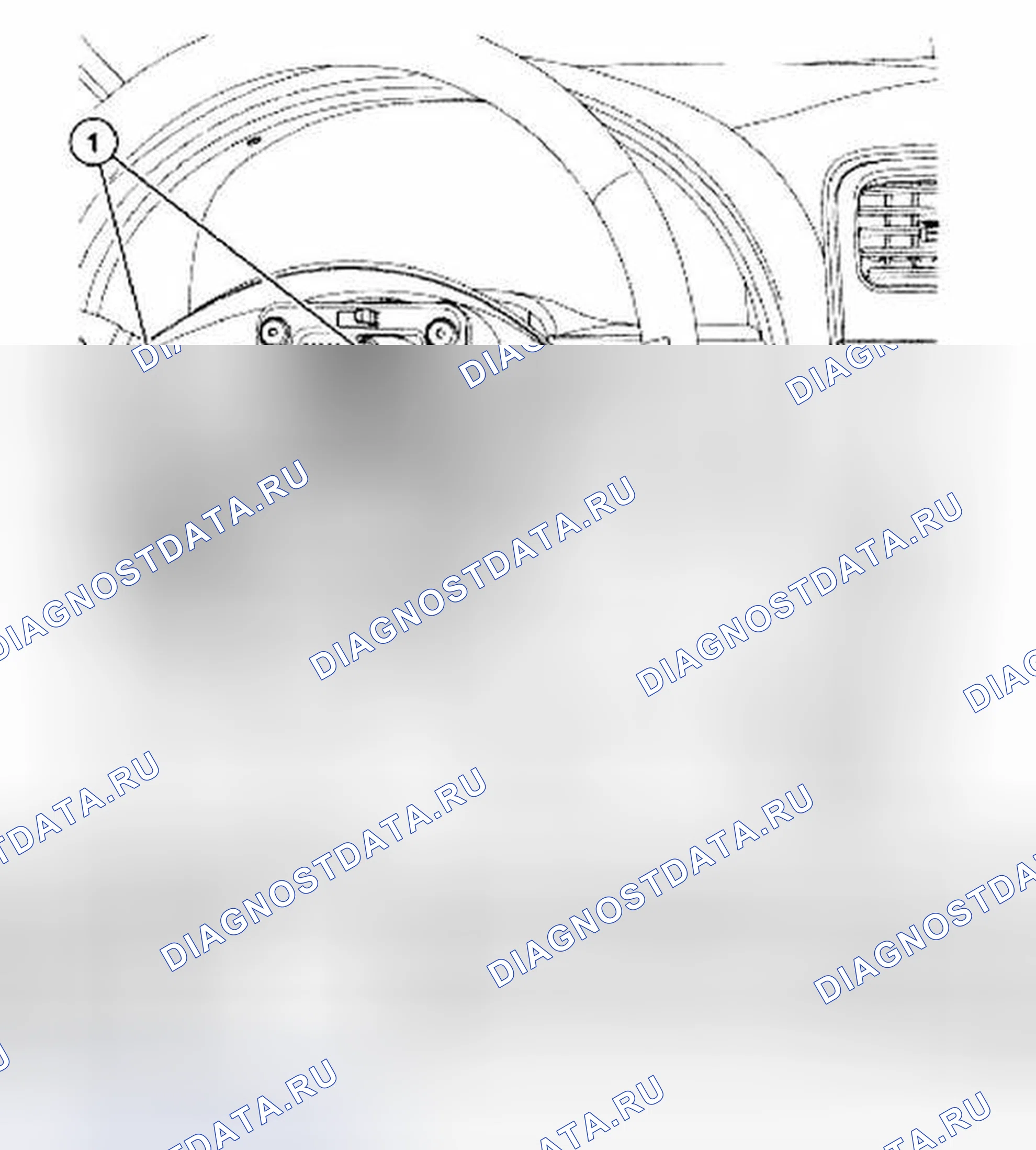 Рис. 76: Звуковое управление рулевым колесом. Hyundai ix25 II