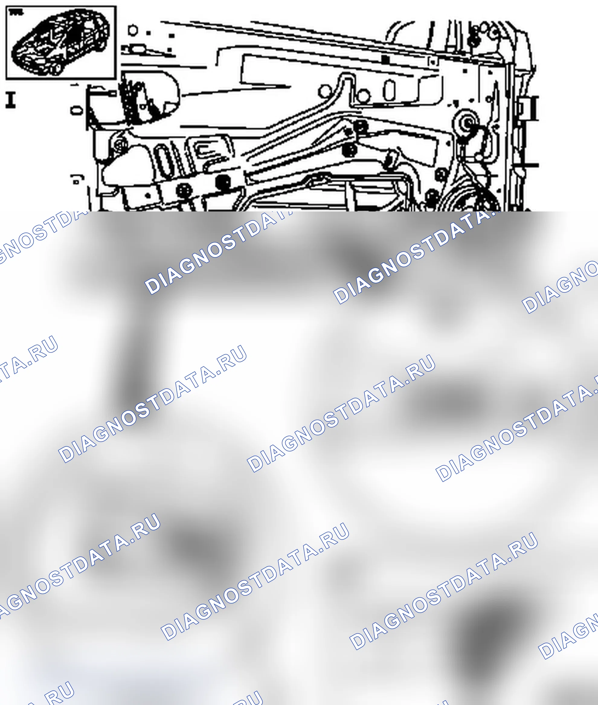 Демонтаж и установка подъемного окна передней двери (модель F07). Opel Astra G
