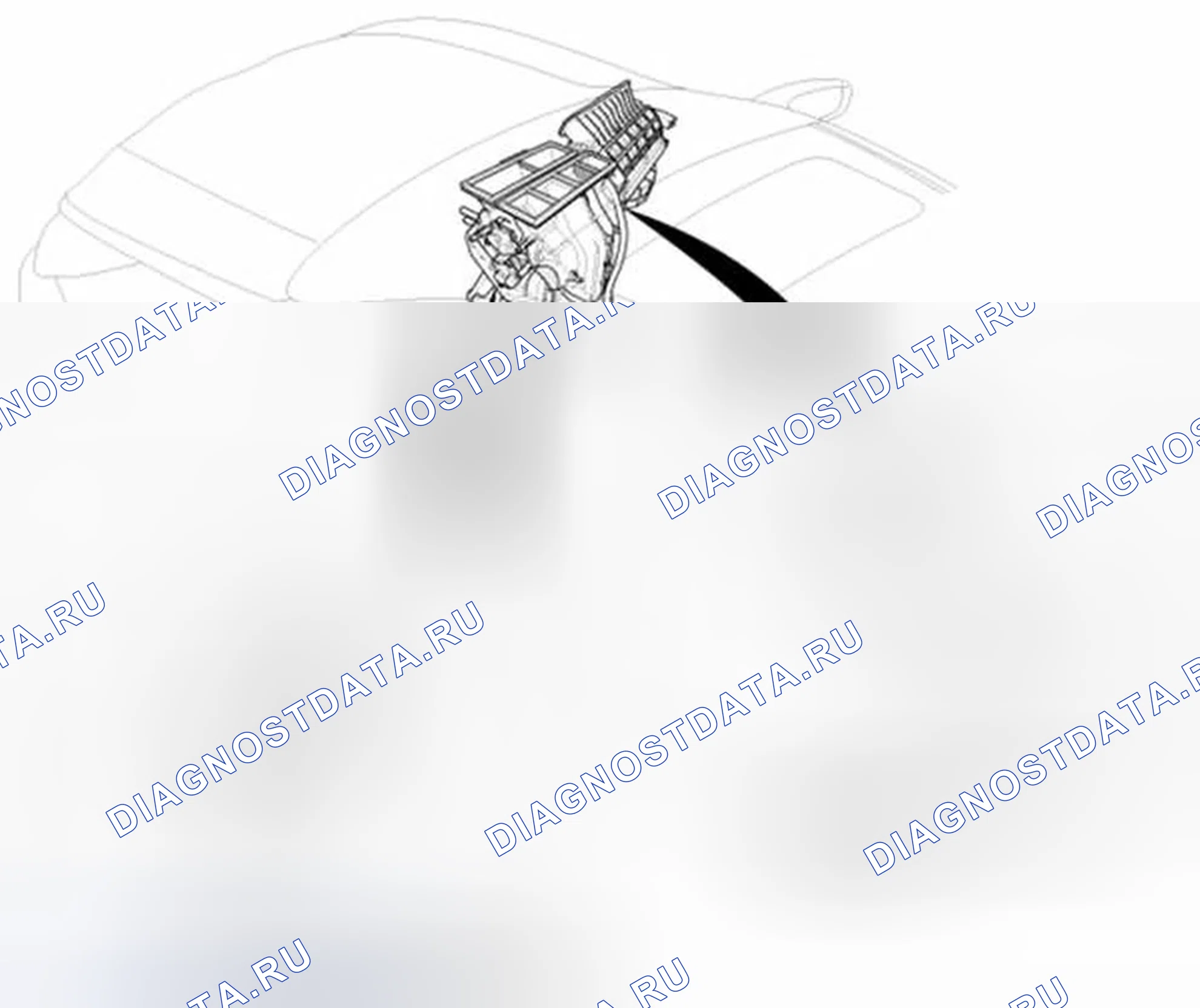 Рис. 48: Расположение компонентов. Hyundai Sonata VI