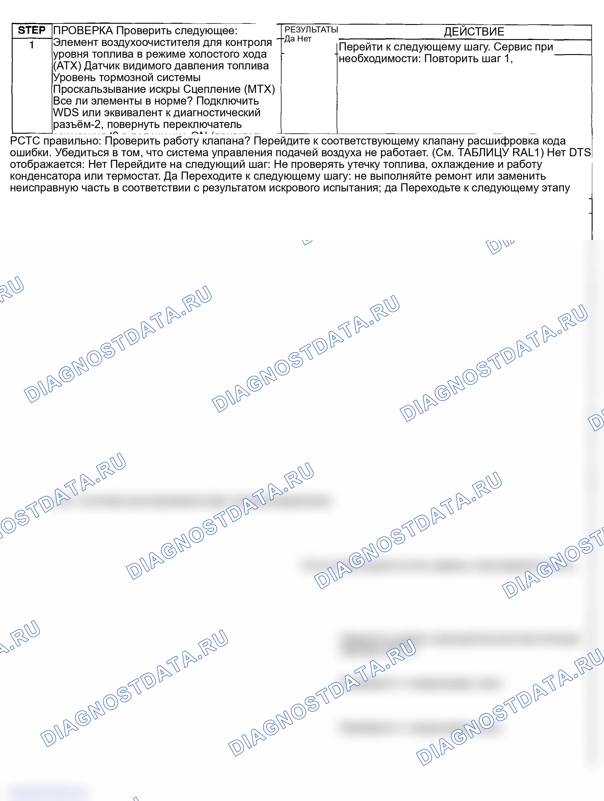 Рис. 478: ДИАГНОСТИЧЕСКАЯ ПРОЦЕДУРА. Mazda 3 BK