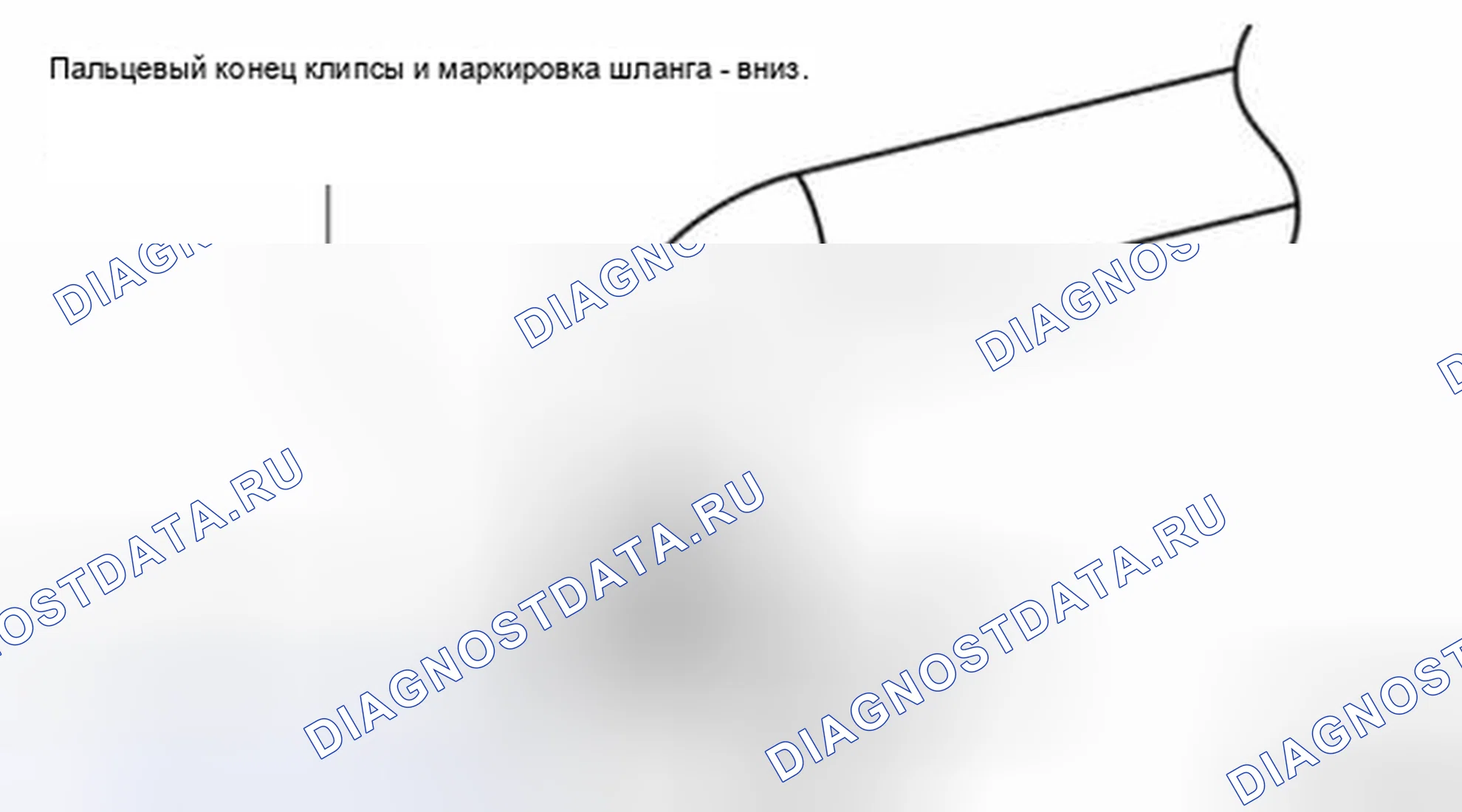 Рис. 9: Примечание по установке испарительного шланга. Audi Q8 I