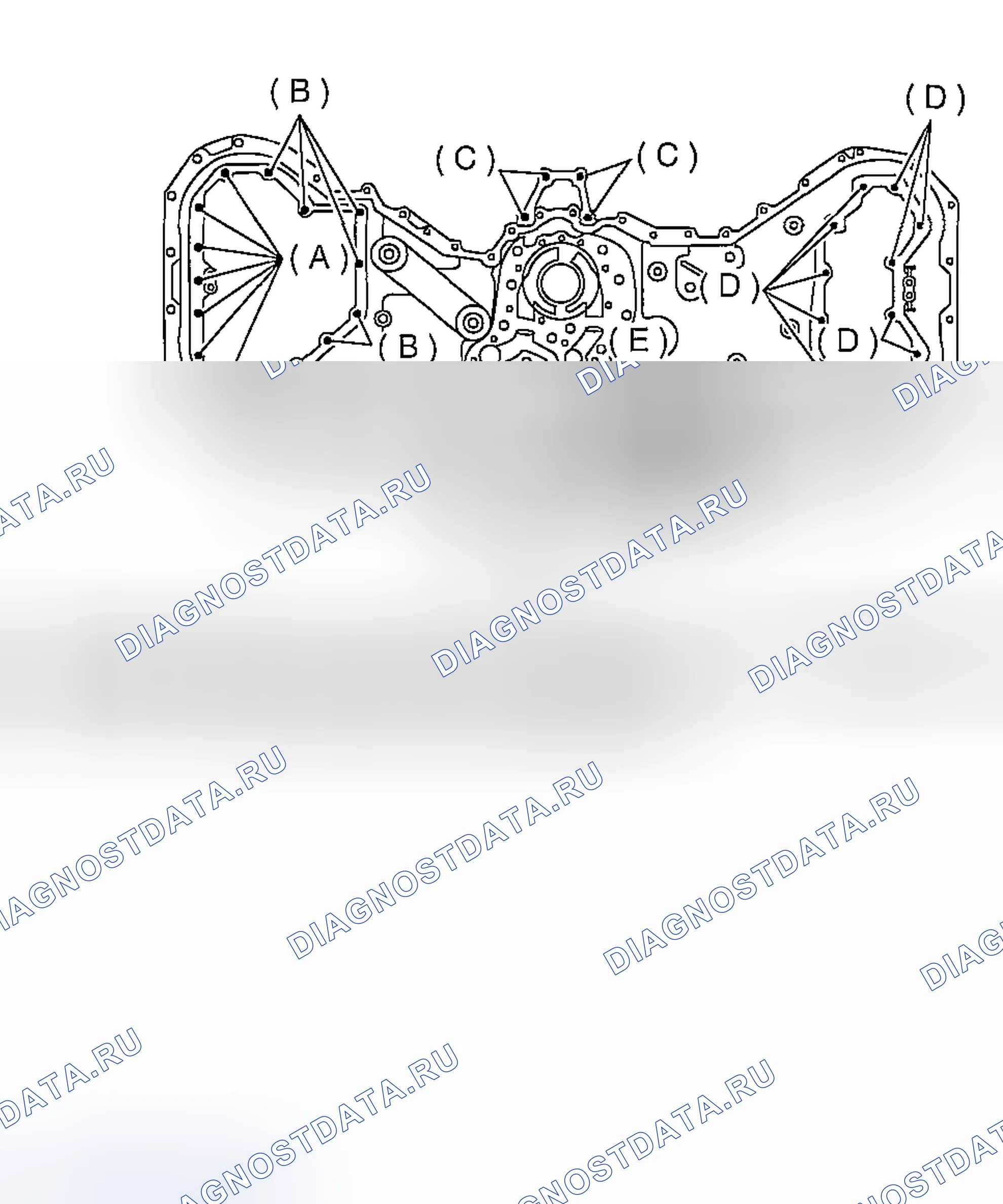 Рис. 399: ДЕМОНТАЖ. Subaru Outback BP