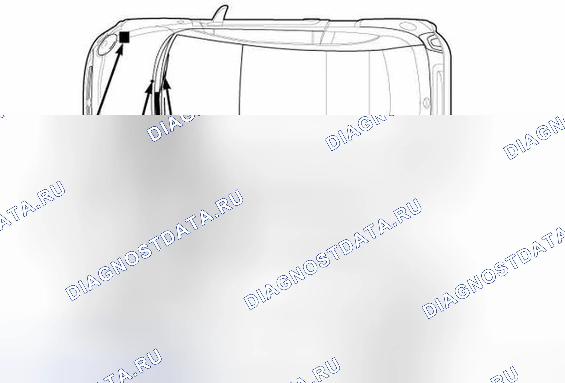 Рис. 5: ПЕРЕДНЯЯ ЧАСТЬ. FIAT 500 II