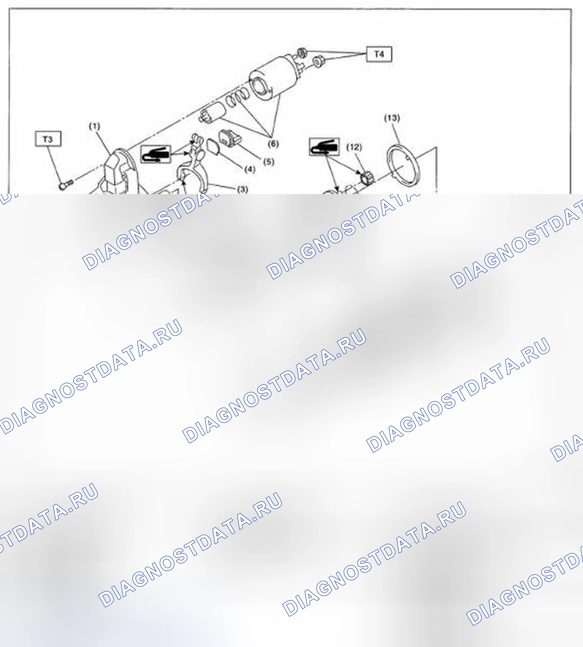 Рис. 54: СТАРТЕР. Subaru Impreza GH