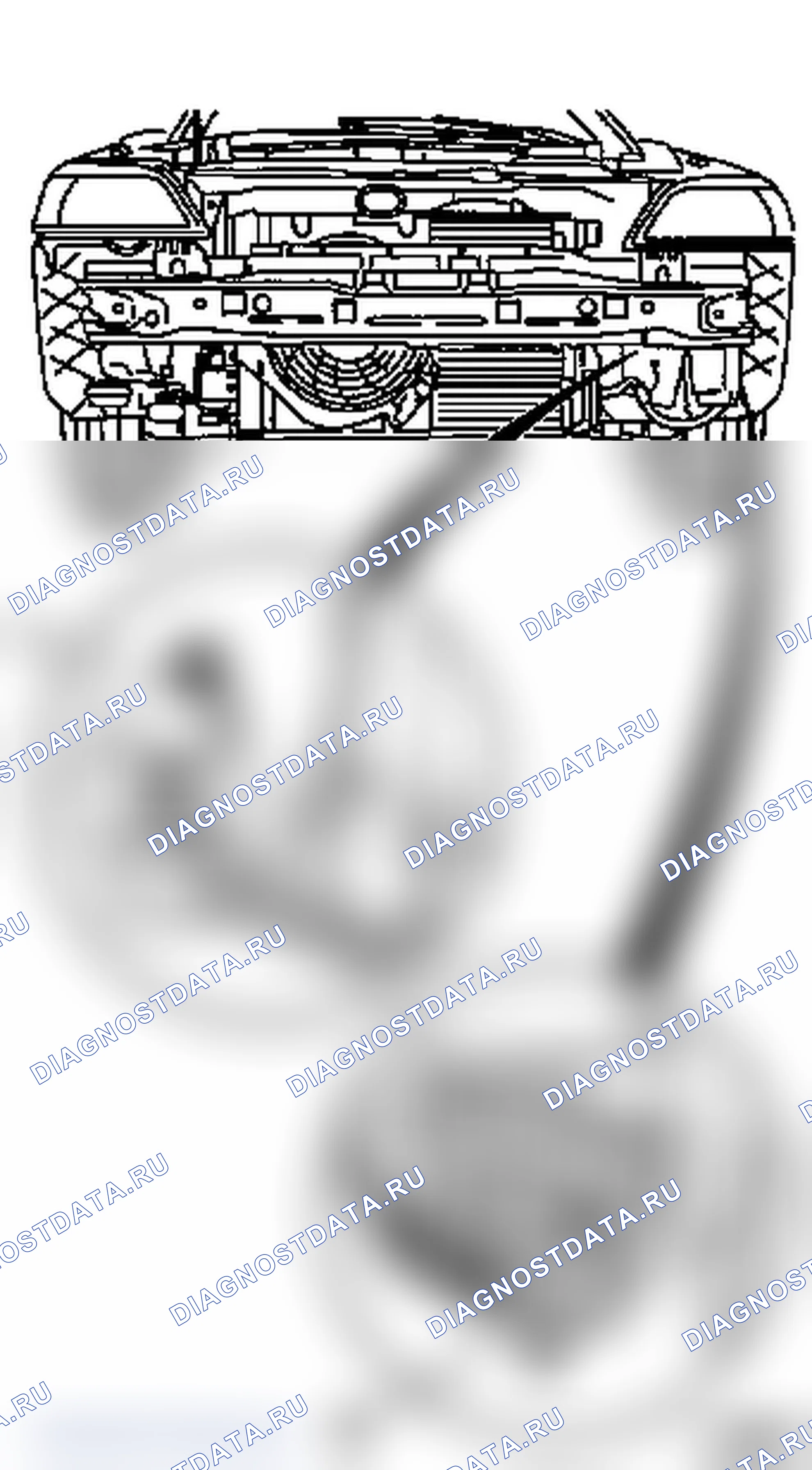 Снять и установить двигатель (Y 20 DTH начиная с ГВ2003, Y 22 DTR). Opel Zafira A рестайлинг