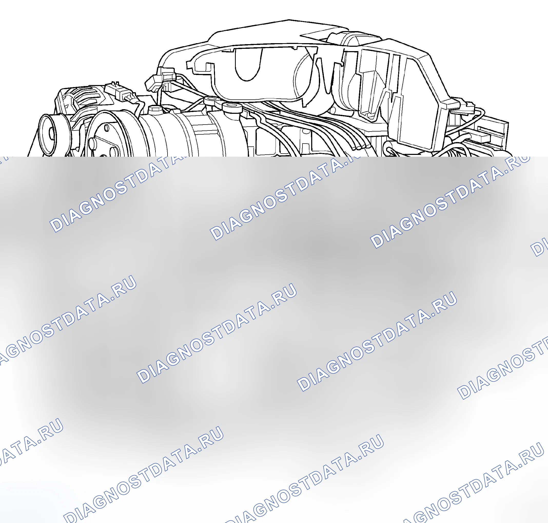 Рис. 390: ОПИСАНИЕ механической части двигателя. Dodge Magnum I