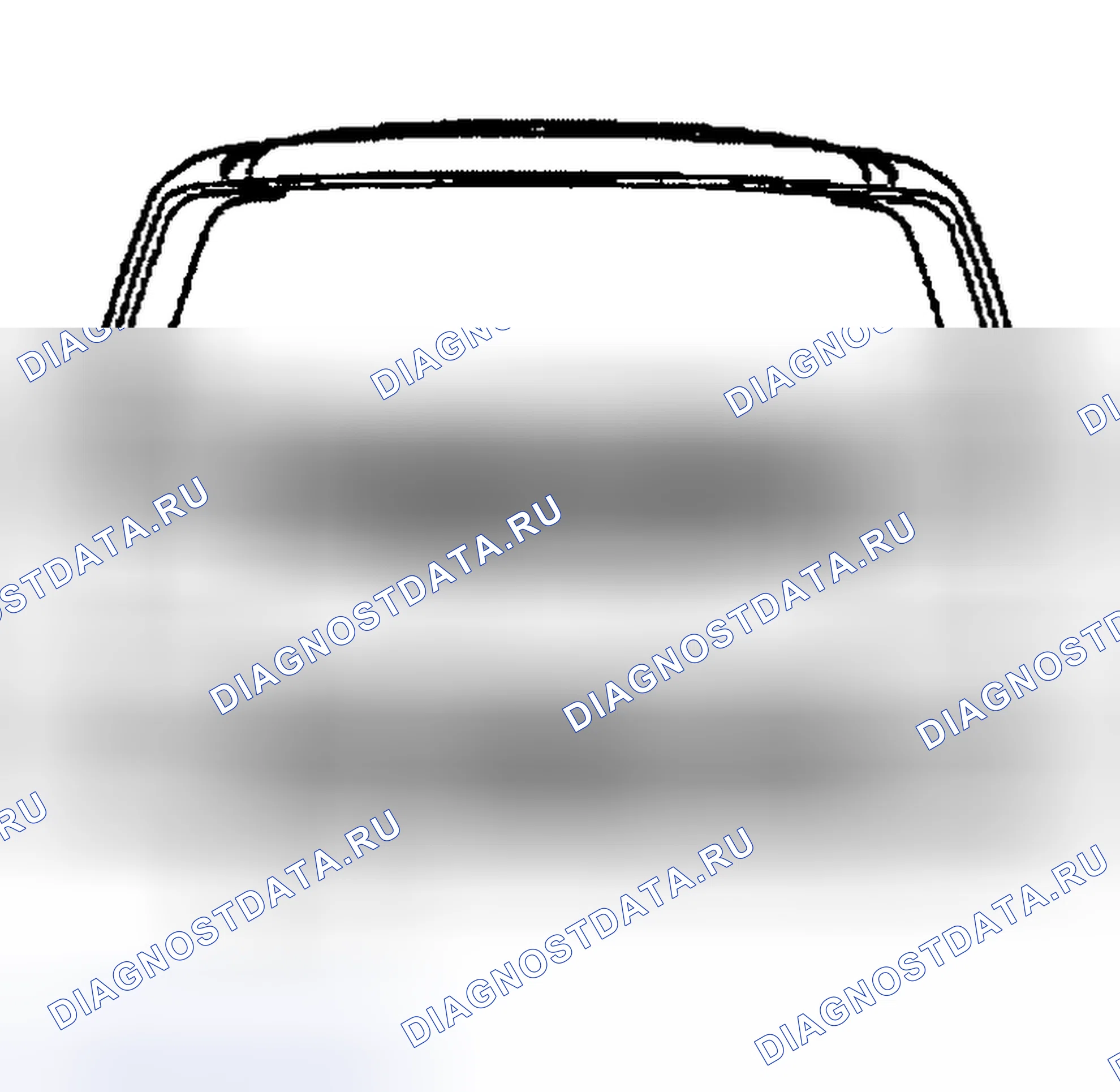 Рис. 19: Лобовое стекло. Volkswagen EuroVan T4 рестайлинг