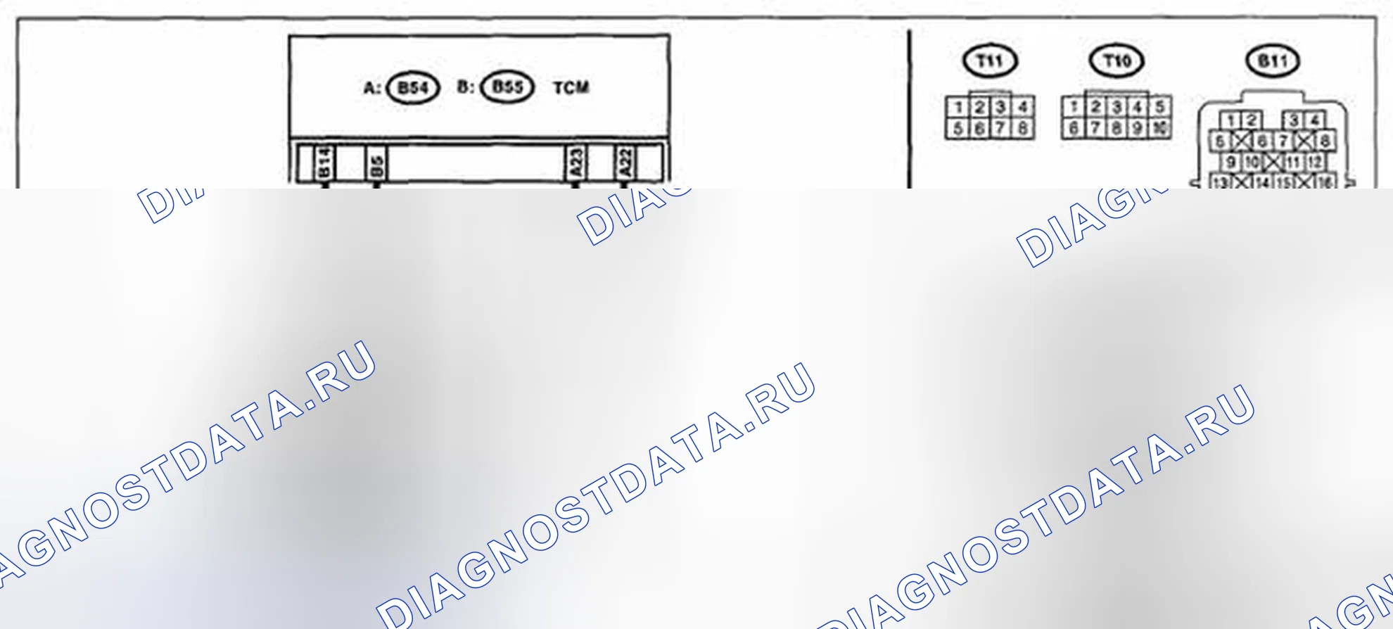 Рис. 632: электросхема. Subaru Legacy BM/BR