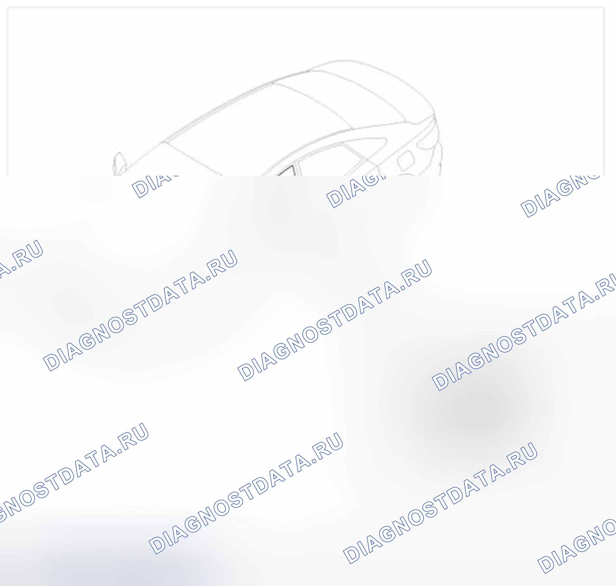 Рис. 20: Расположение компонентов. Hyundai Azera II