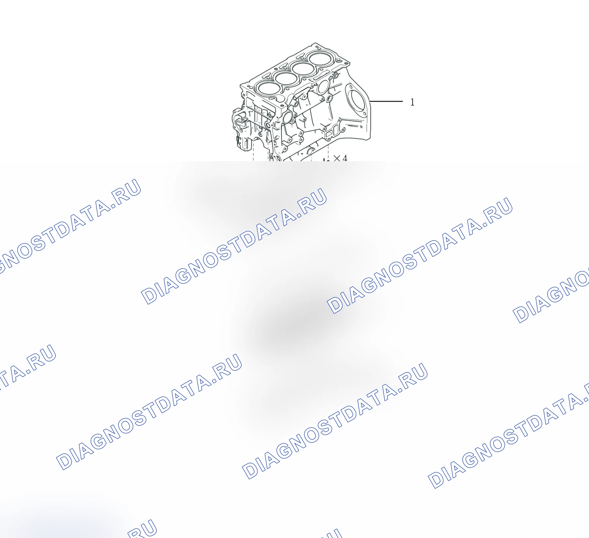 Схема расположения блока цилиндров — Haval Raptor. Haval Raptor I