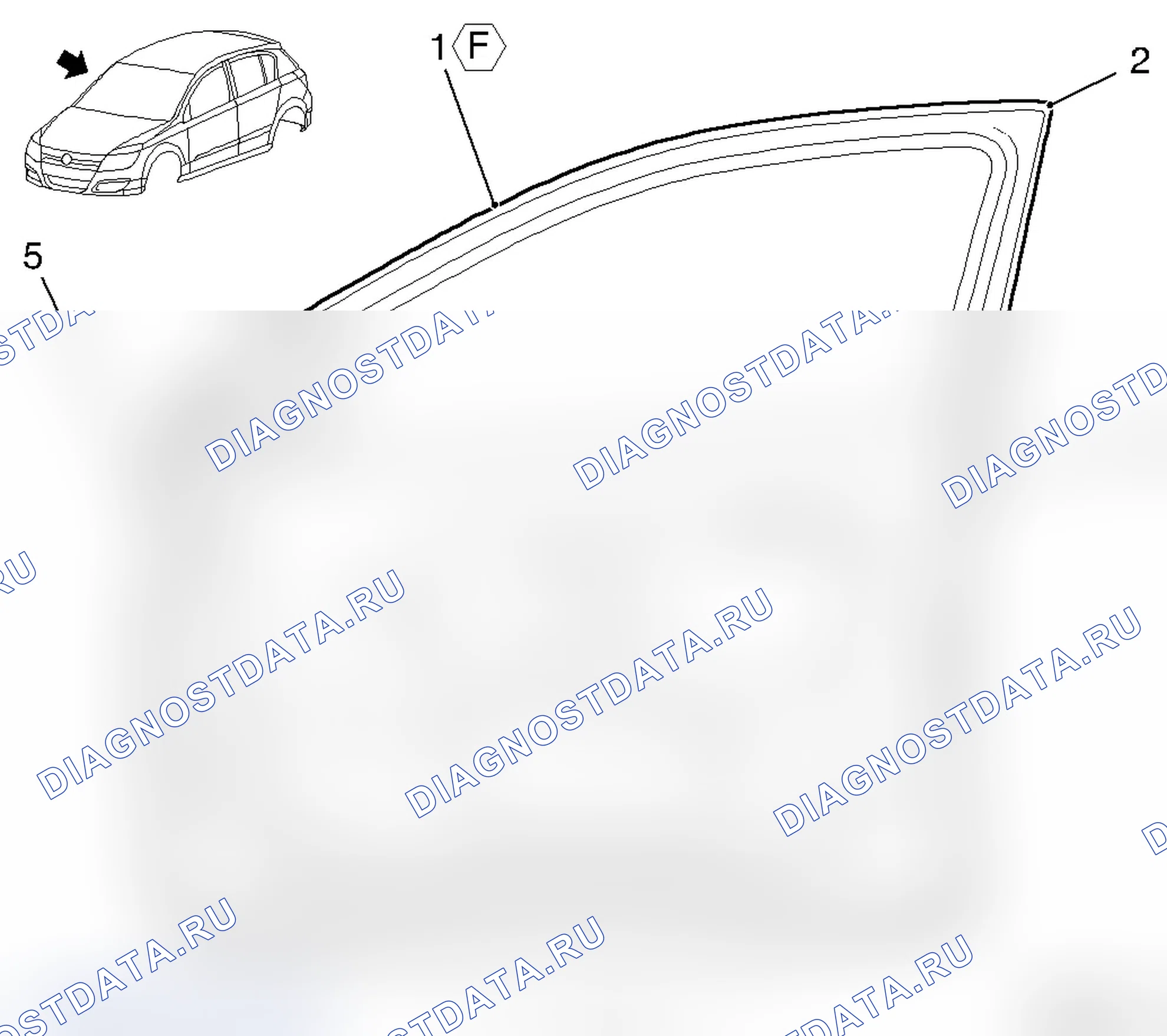 Противокоррозионные мероприятия по уплотнению швов. Opel Astra H