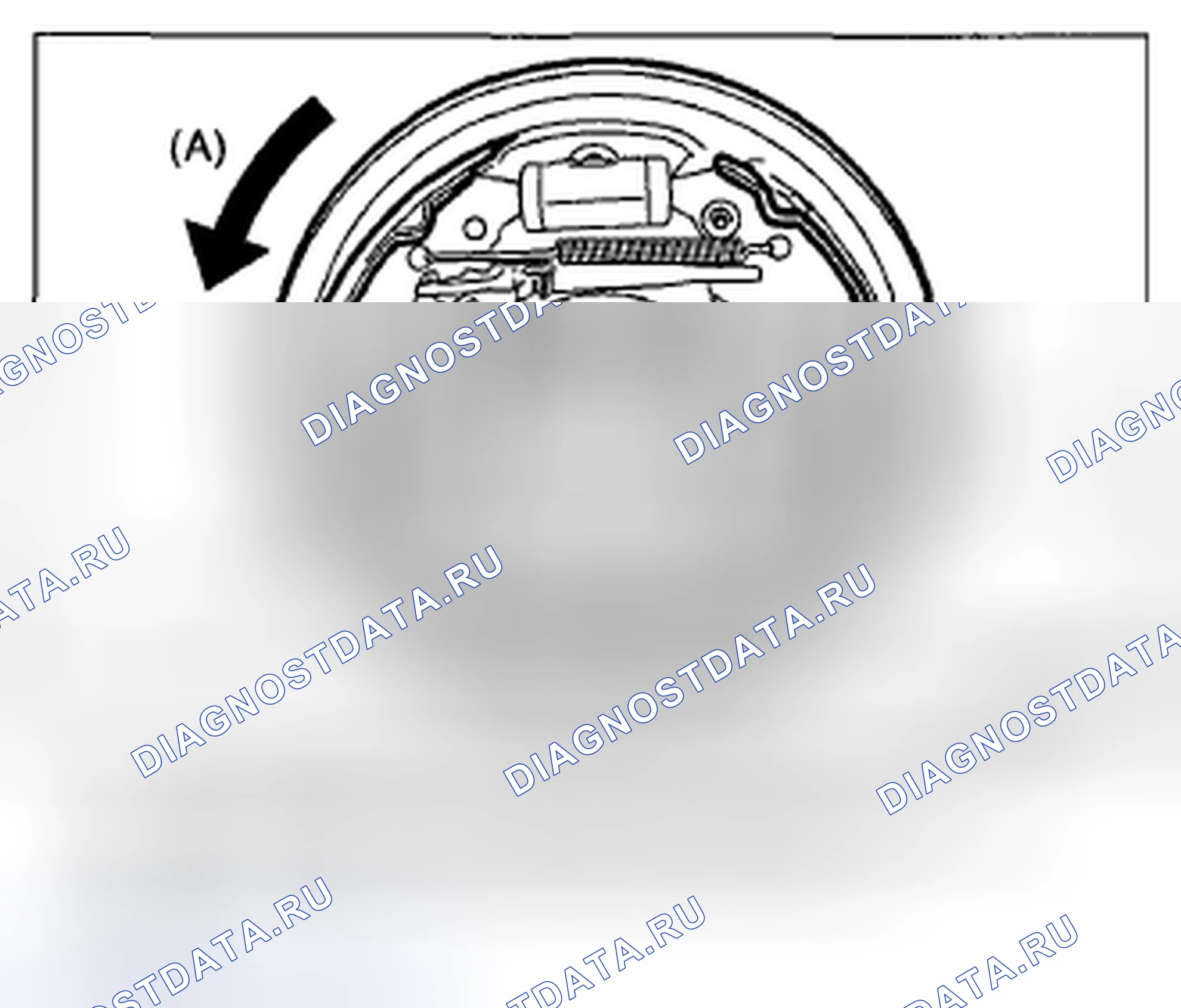 Рис. 135: ЗАДНИЙ БАРАБАННЫЙ ТОРМОЗ. Subaru Impreza GH