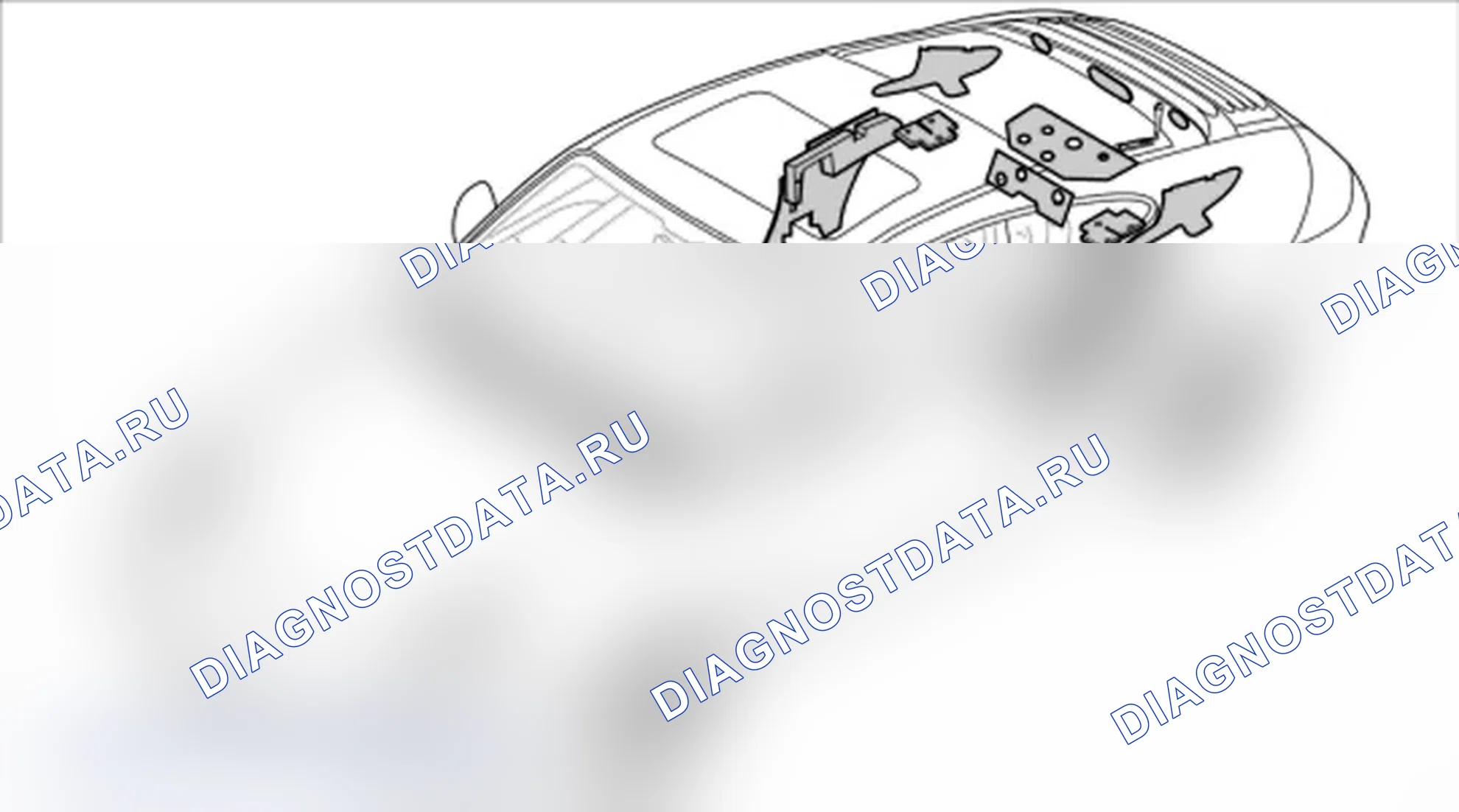 Рис. 119: Установка звукопоглотителя для торцевой пластины. Porsche 911 GT3 997