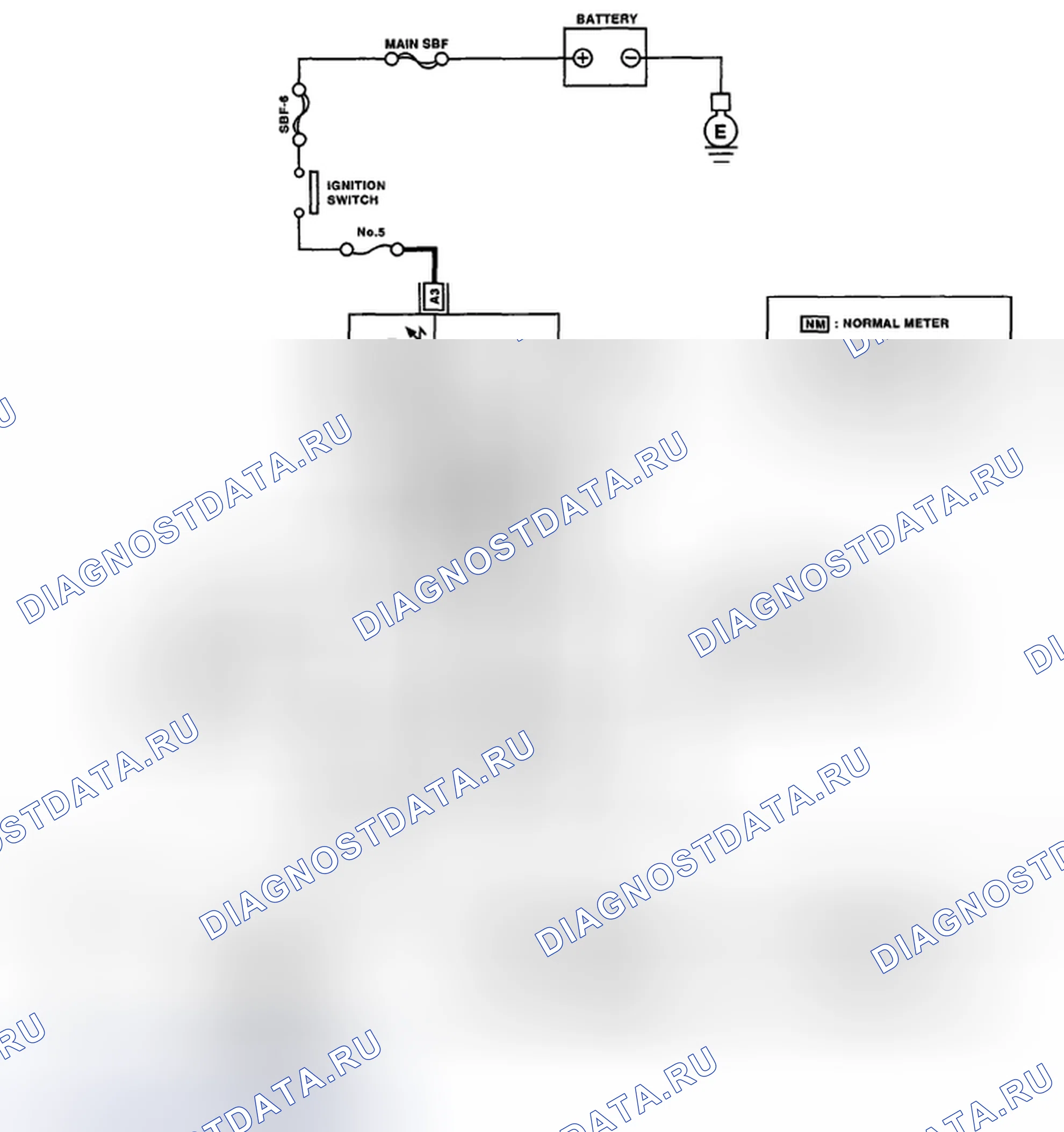 Рис. 28: электросхема. Subaru Legacy BL/BP рестайлинг