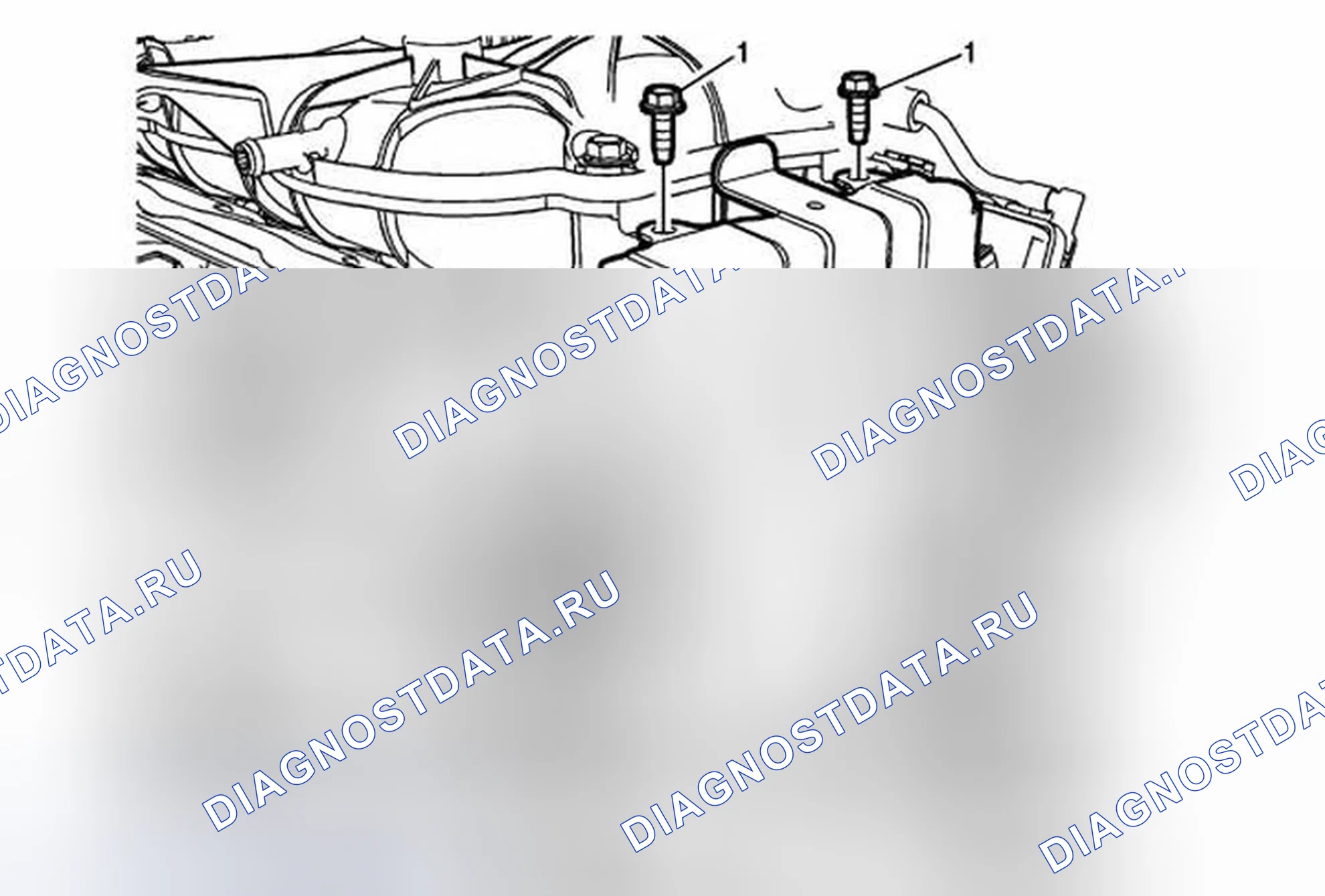 Рис. 88: Замена экрана топливопровода. Cadillac ATS I