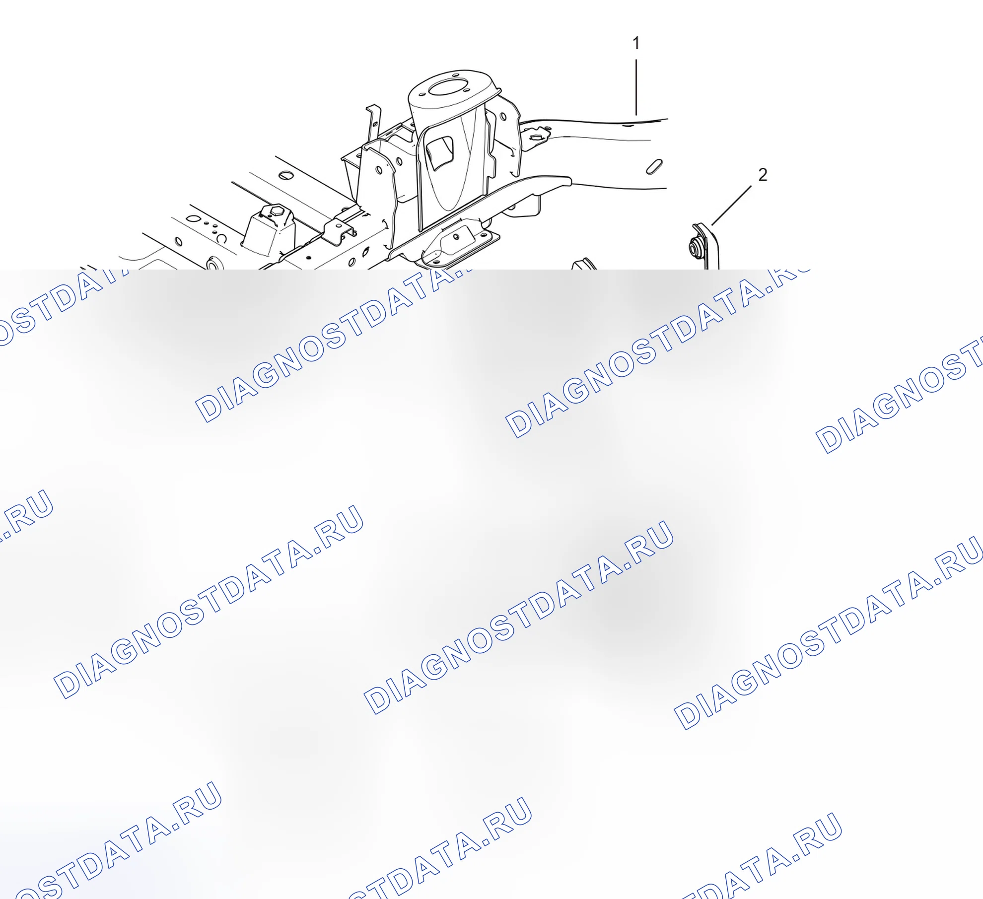 Схема расположения передней подвески — Great Wall Wingle-5. Great-Wall Wingle 5 I