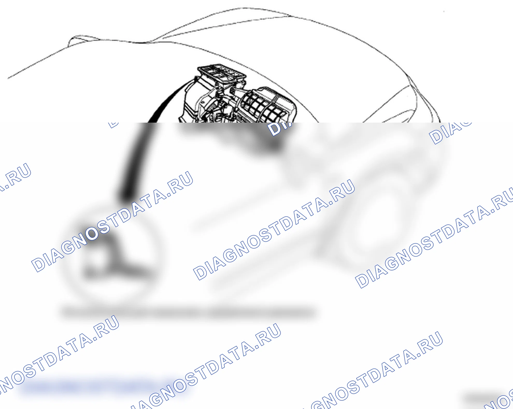 Рис. 66: РАСПОЛОЖЕНИЕ КОМПОНЕНТОВ. Hyundai Santa Fe II