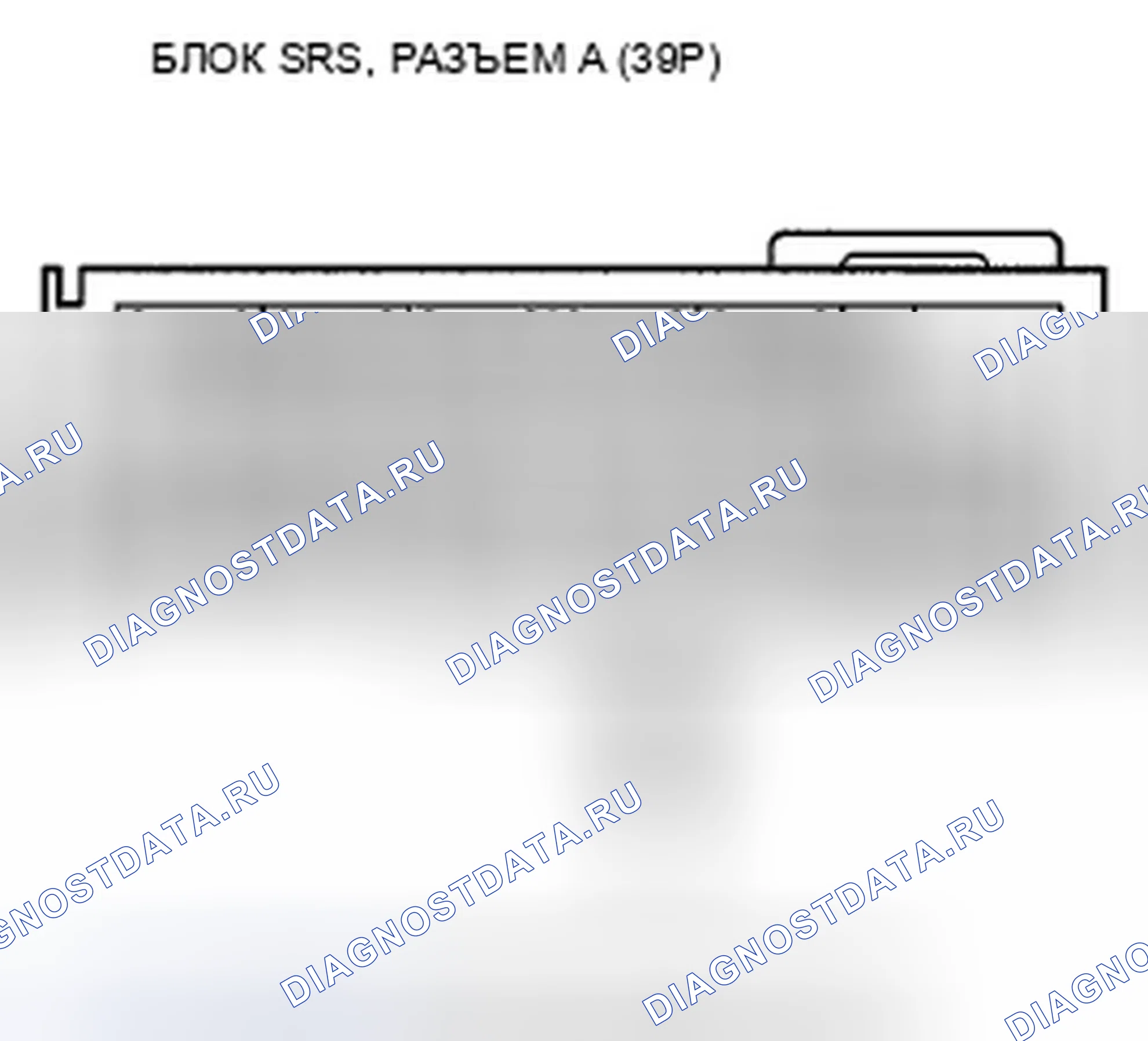 Рис. 78: расшифровка кода ошибки 92-1x (" X " может быть от 0 до 9 или от A до F): короткое замыкание на питание в индикаторе отсечки подушки безопасности пассажира. Honda Pilot II