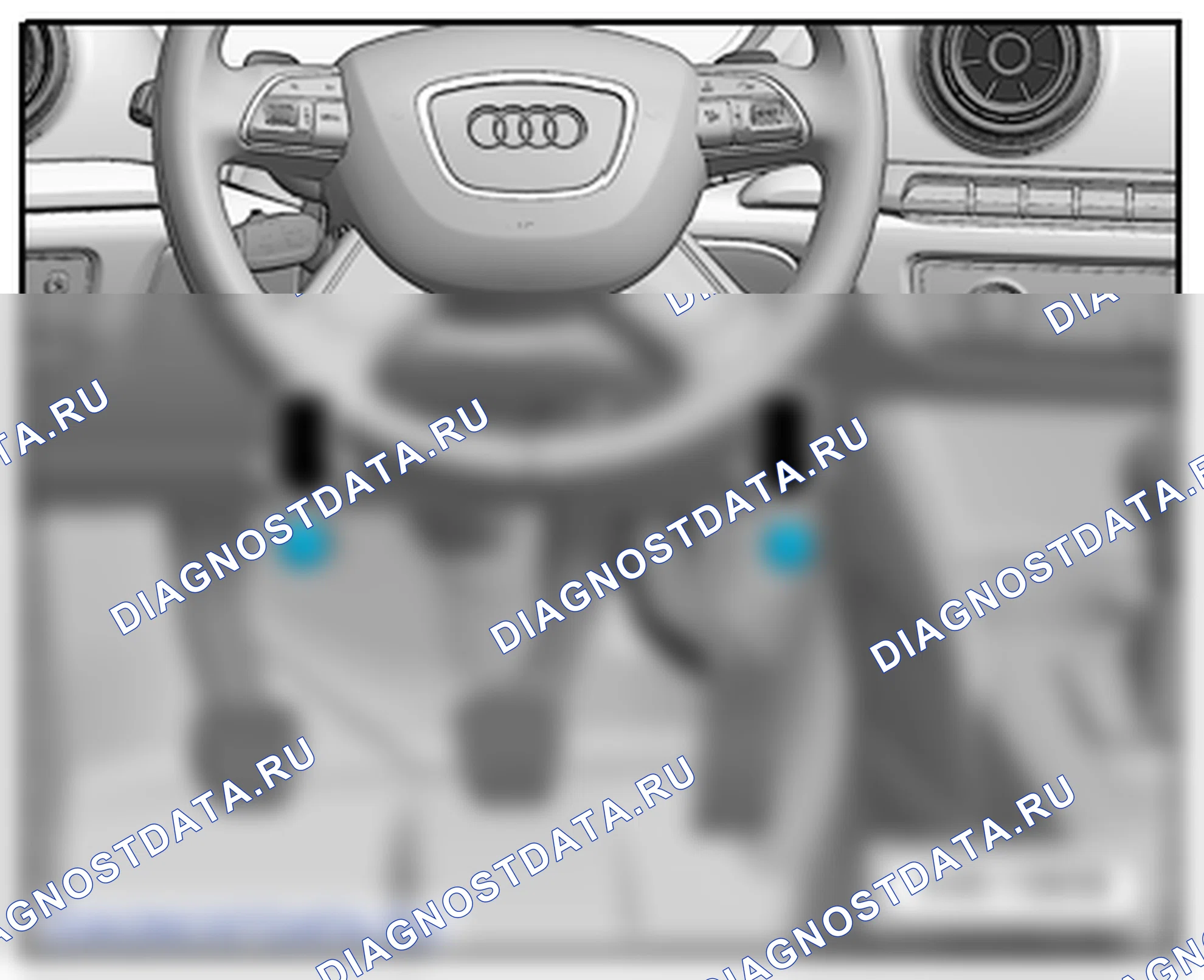 Педаль тормоза. Audi A3 8V