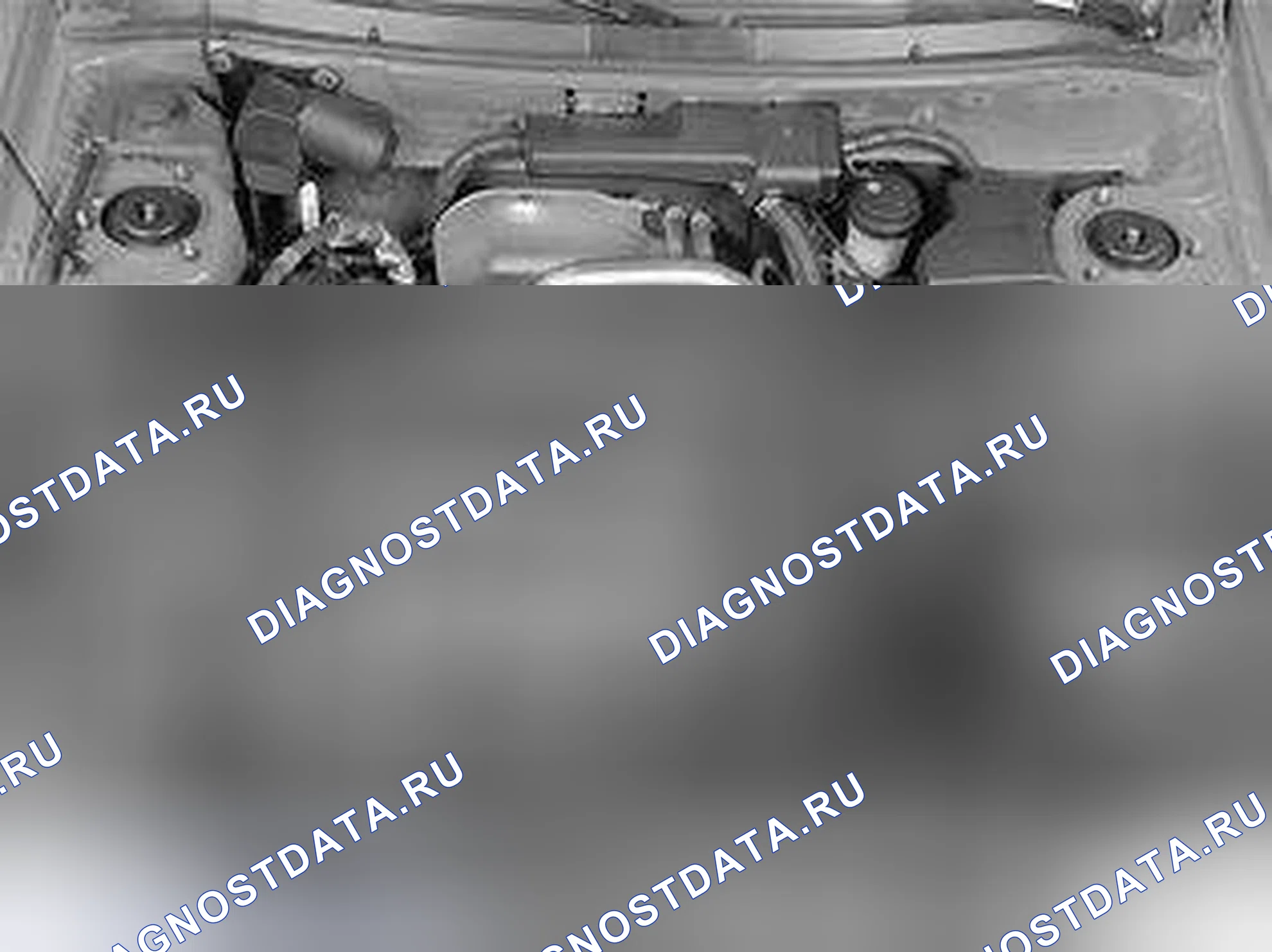 Рис. 24: Снятие топливной рейки. Volvo V40 I рестайлинг