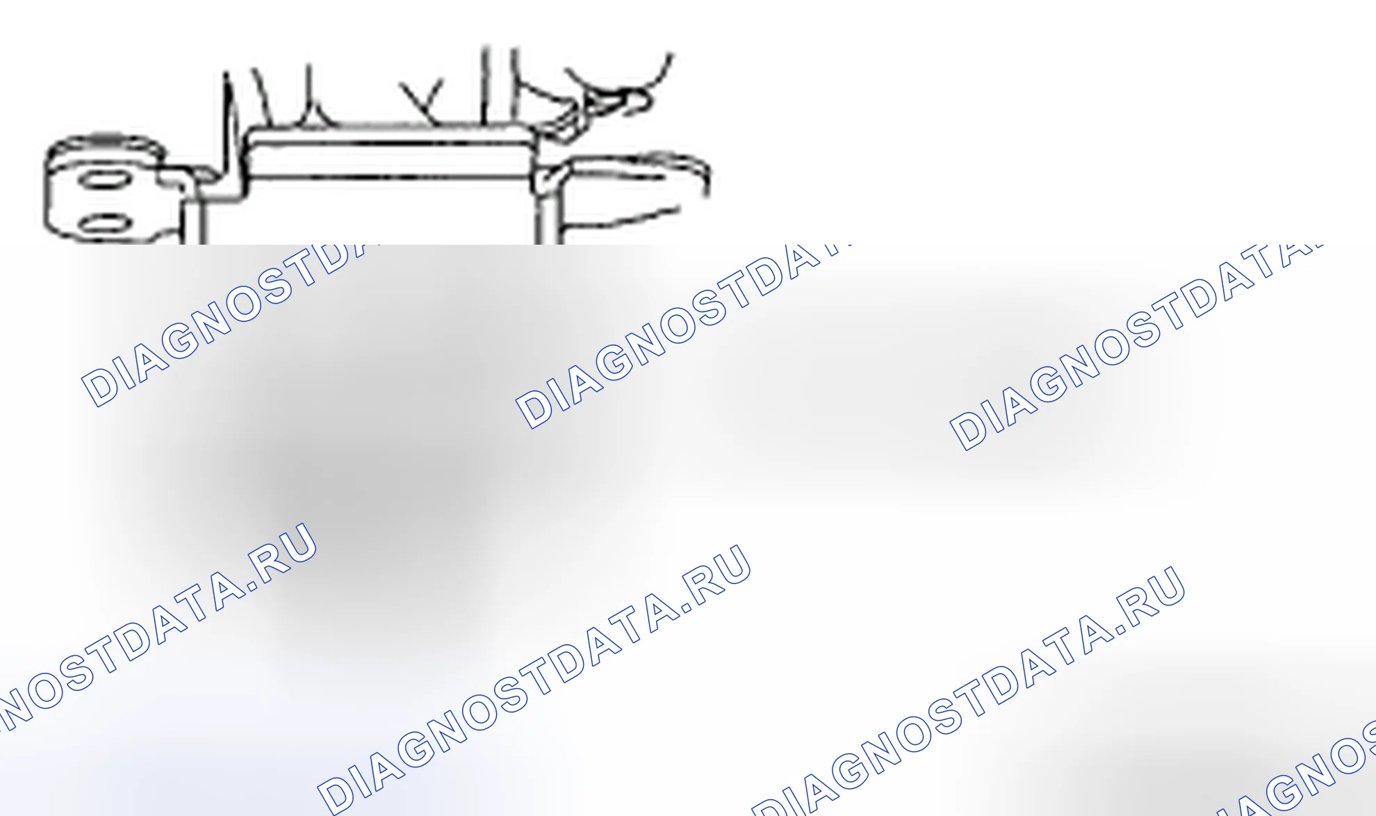 Рис. 35: Переключатель защелки дверь багажника. Mazda CX-9 I