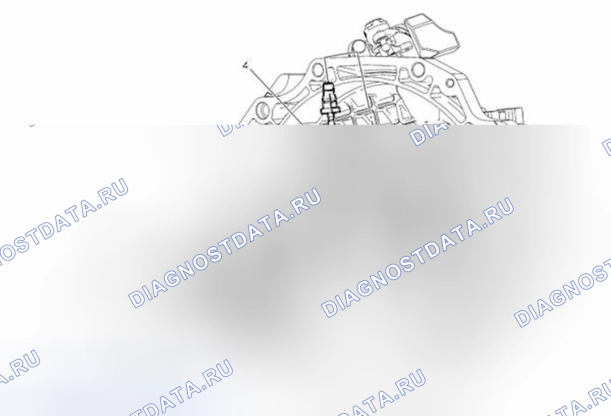 Рис. 9: Снятие цилиндра привода сцепления. Chevrolet Trax I