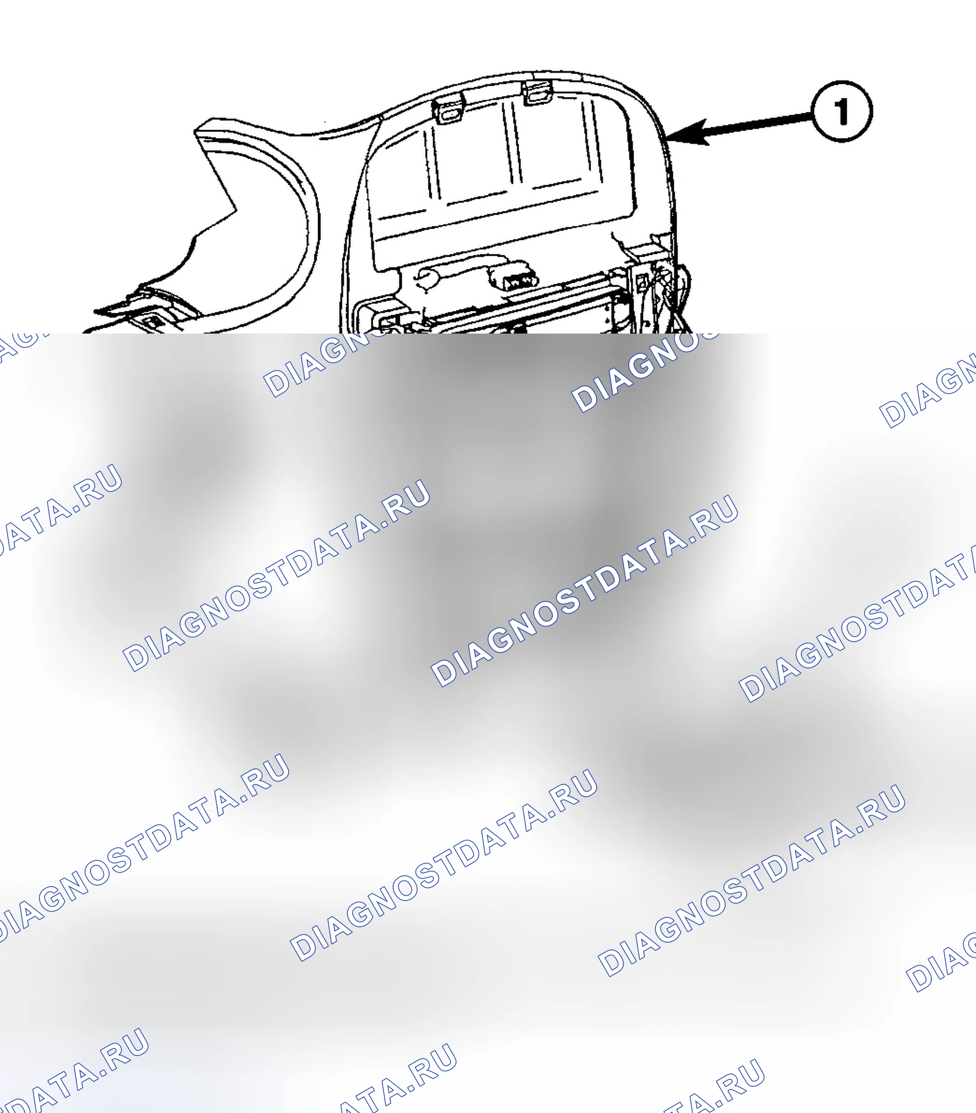 Рис. 16: ДЕМОНТАЖ. Dodge Grand Caravan IV