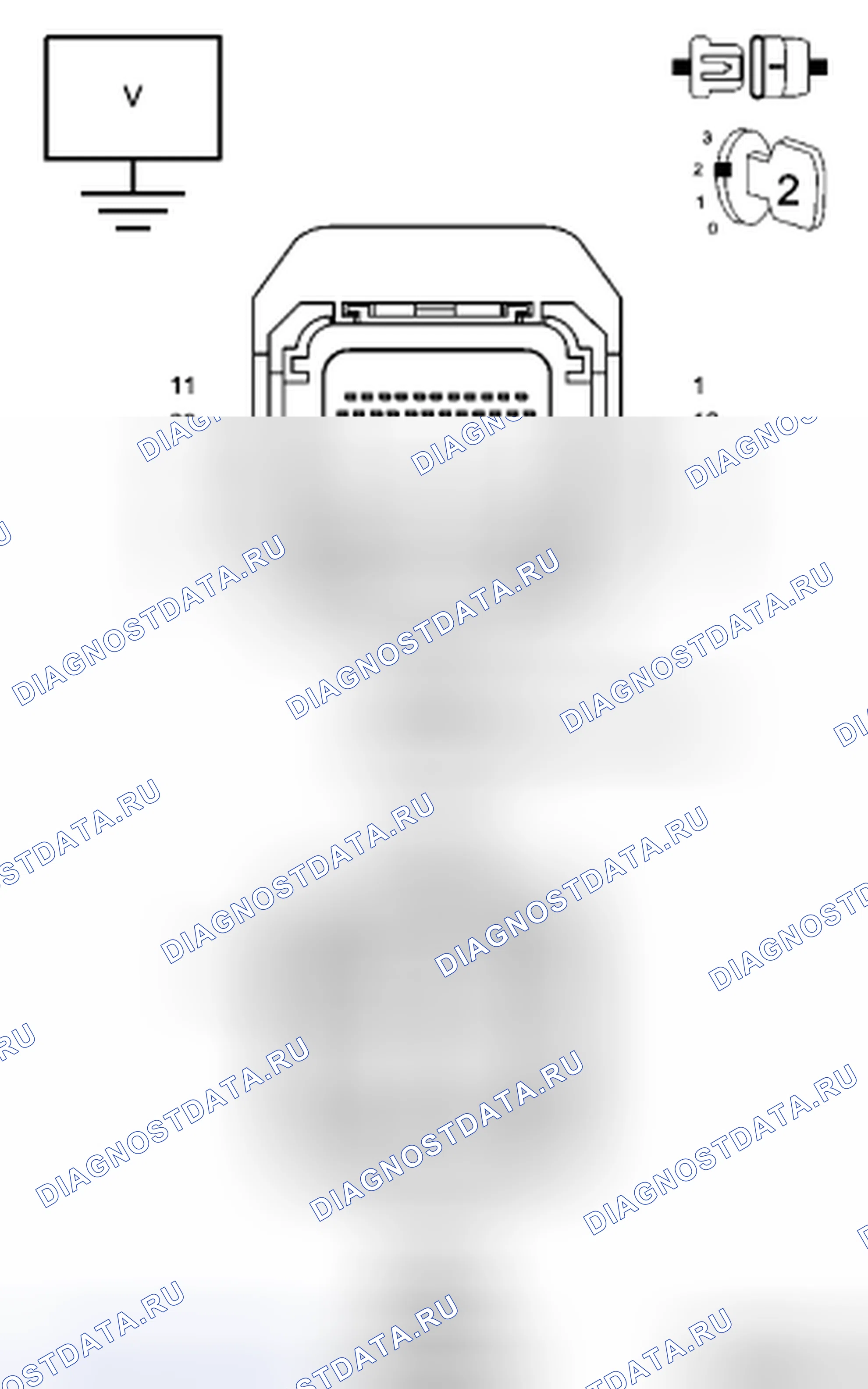 Рис. 311: Диагностический тест. Chrysler Town & Country V