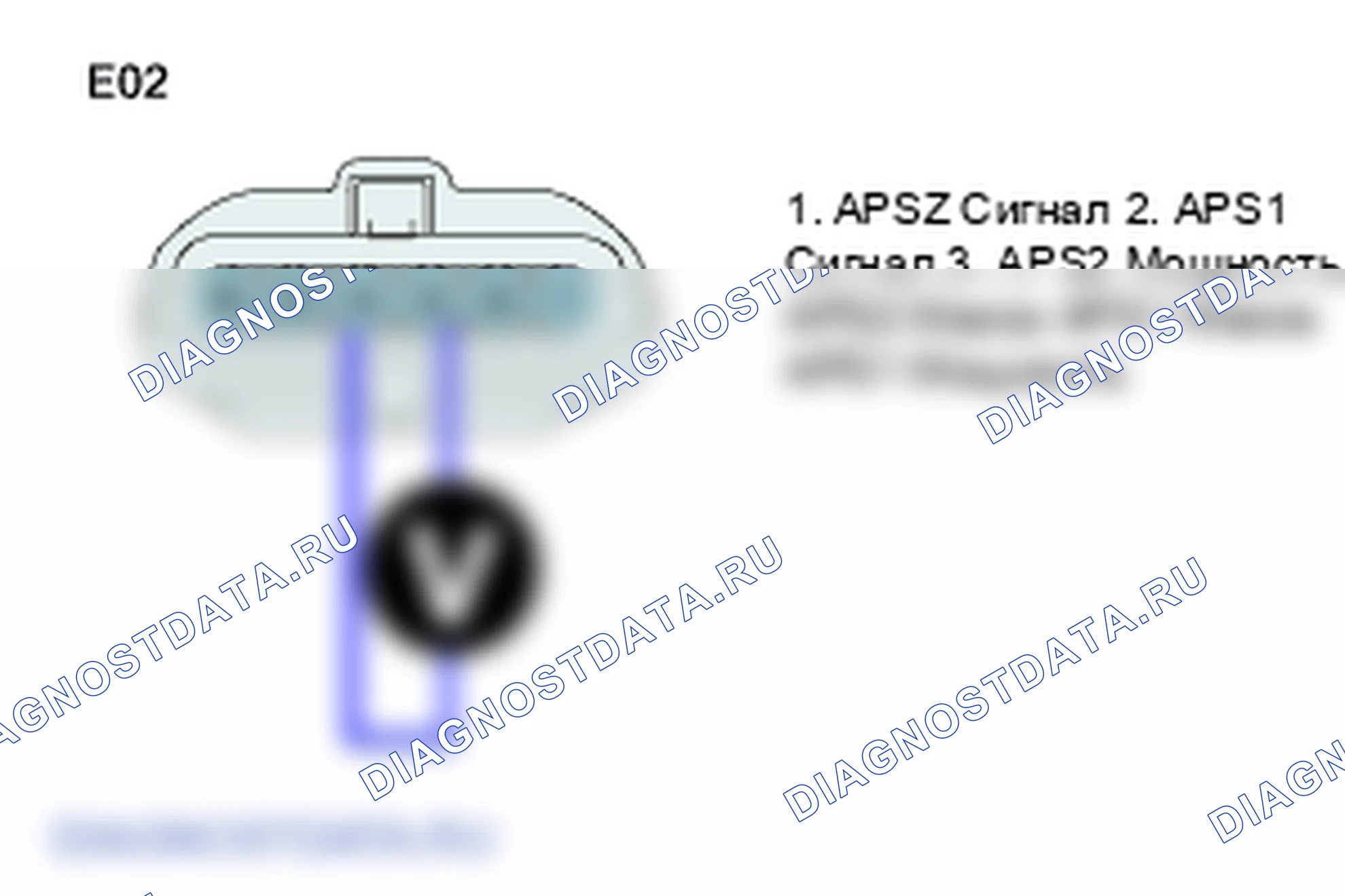 P2128: высокий уровень сигнала датчика положения дроссельной заслонки/педали/переключателя E. Hyundai Santa Fe CM
