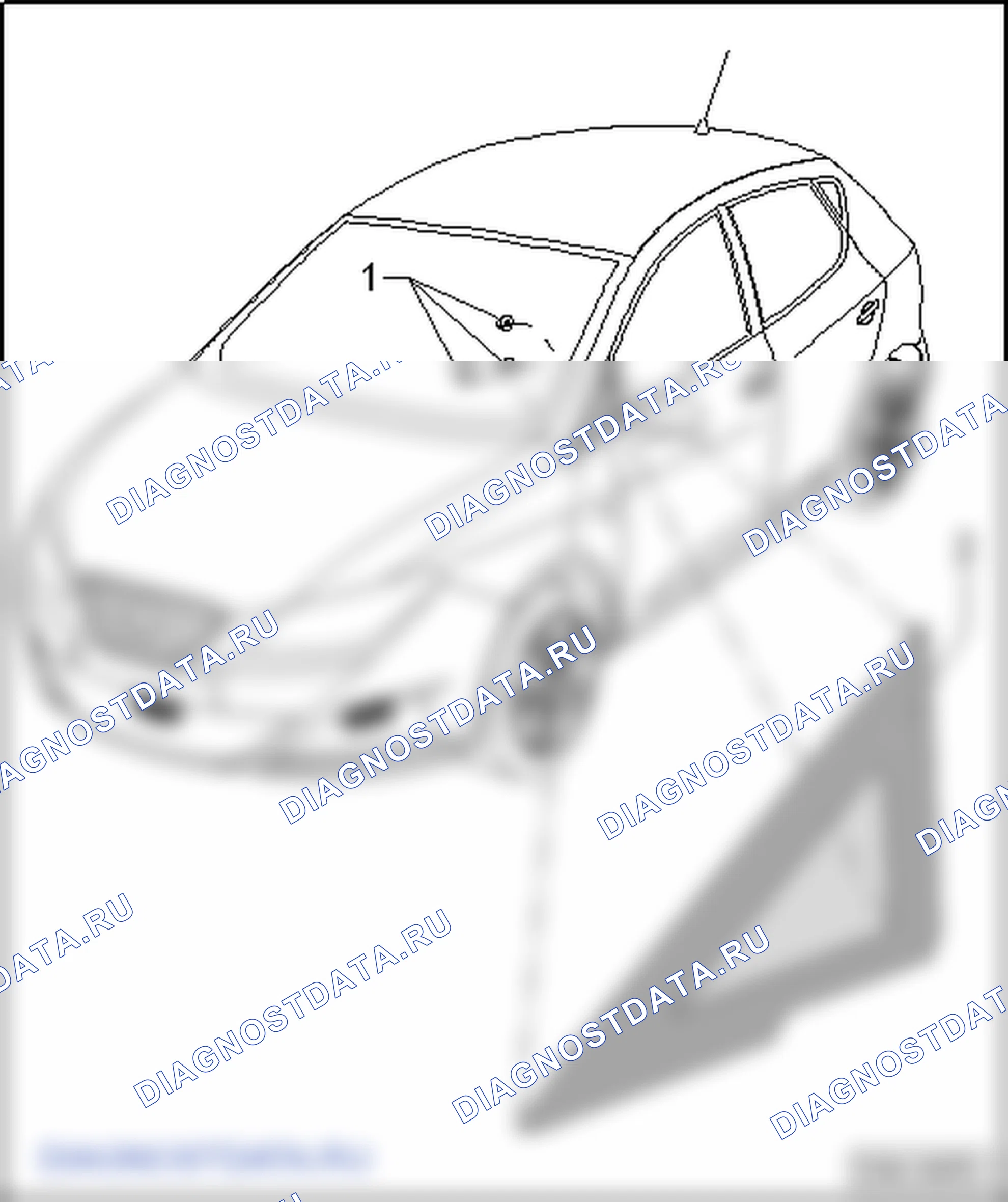 Оклеенные окна. SEAT Ibiza IV
