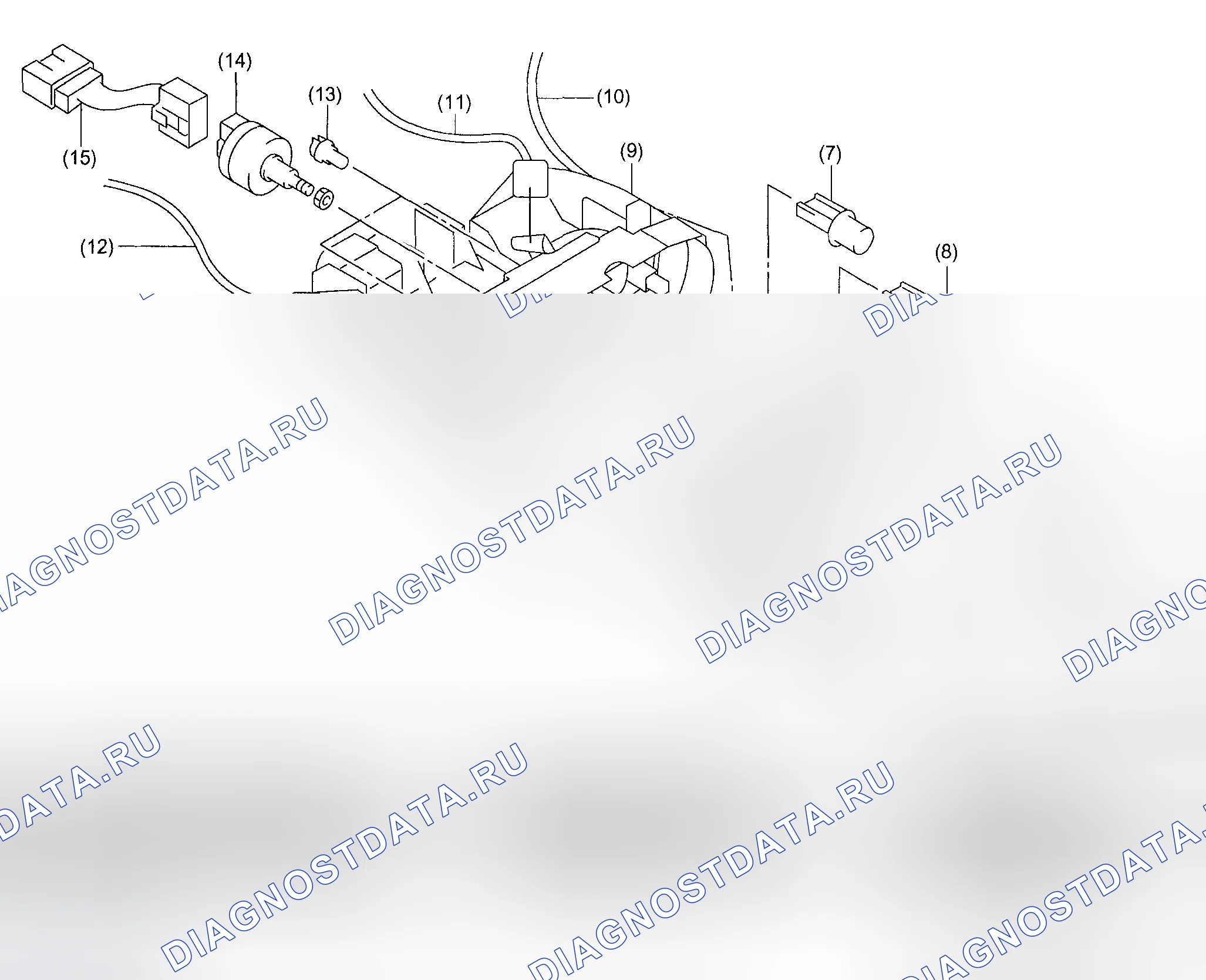 Рис. 60: БЛОК УПРАВЛЕНИЯ. Subaru Impreza GD/GC/GG рестайлинг