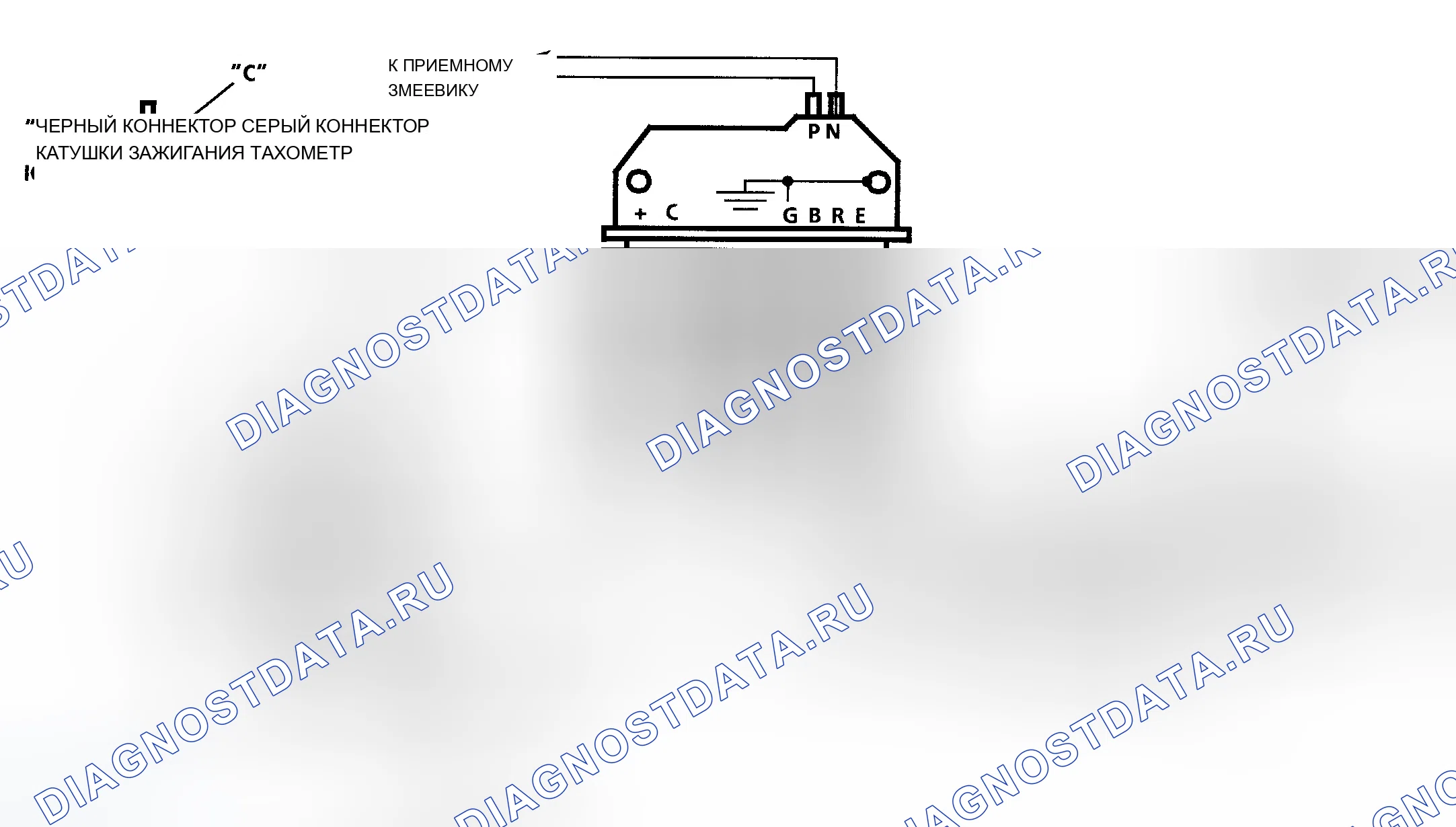 Рис. 41: Схематический код 42 (серия " G ") Управление зажиганием. Chevrolet Suburban C2500 