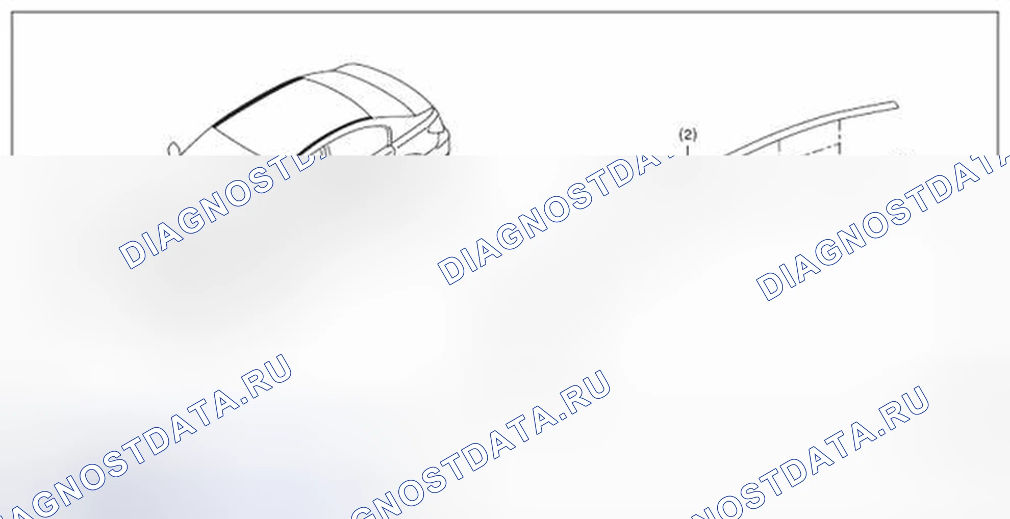 Рис. 25: ФОРМОВКА КРЫШИ. Subaru Outback BR рестайлинг