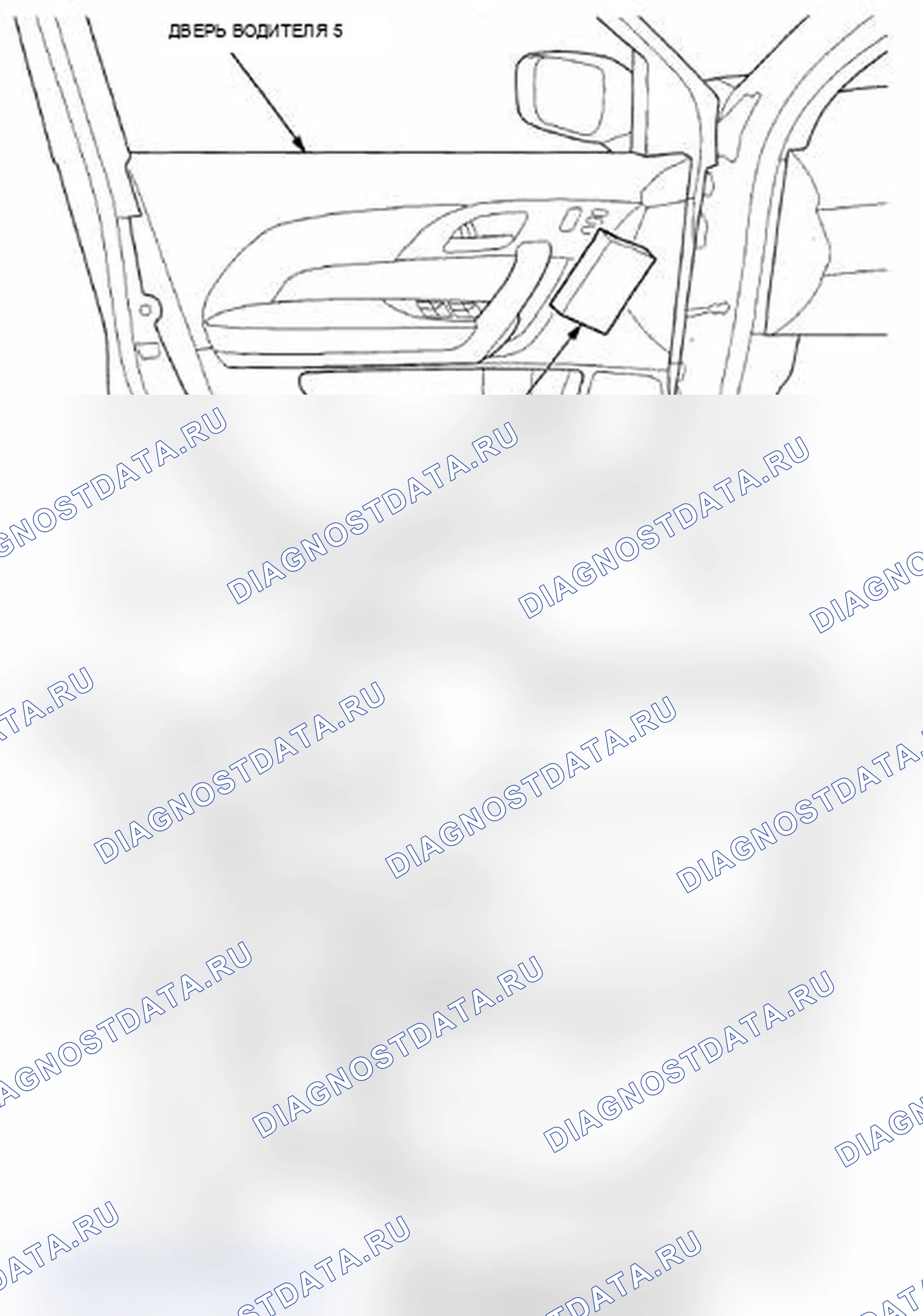 Рис. 103: Дверь. Acura MDX II рестайлинг
