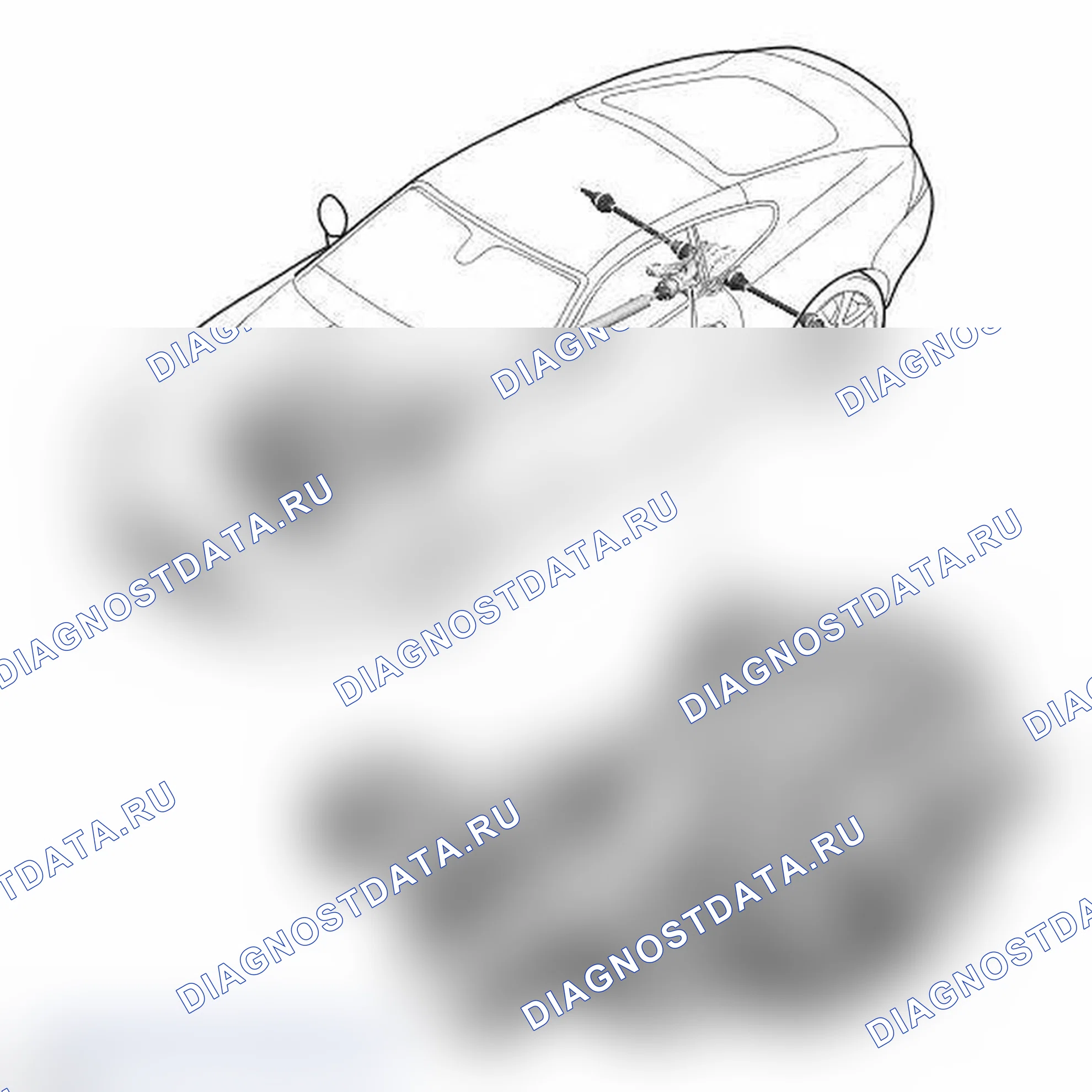 Рис. 16: РАСПОЛОЖЕНИЕ КОМПОНЕНТОВ. Jaguar XK II рестайлинг 2