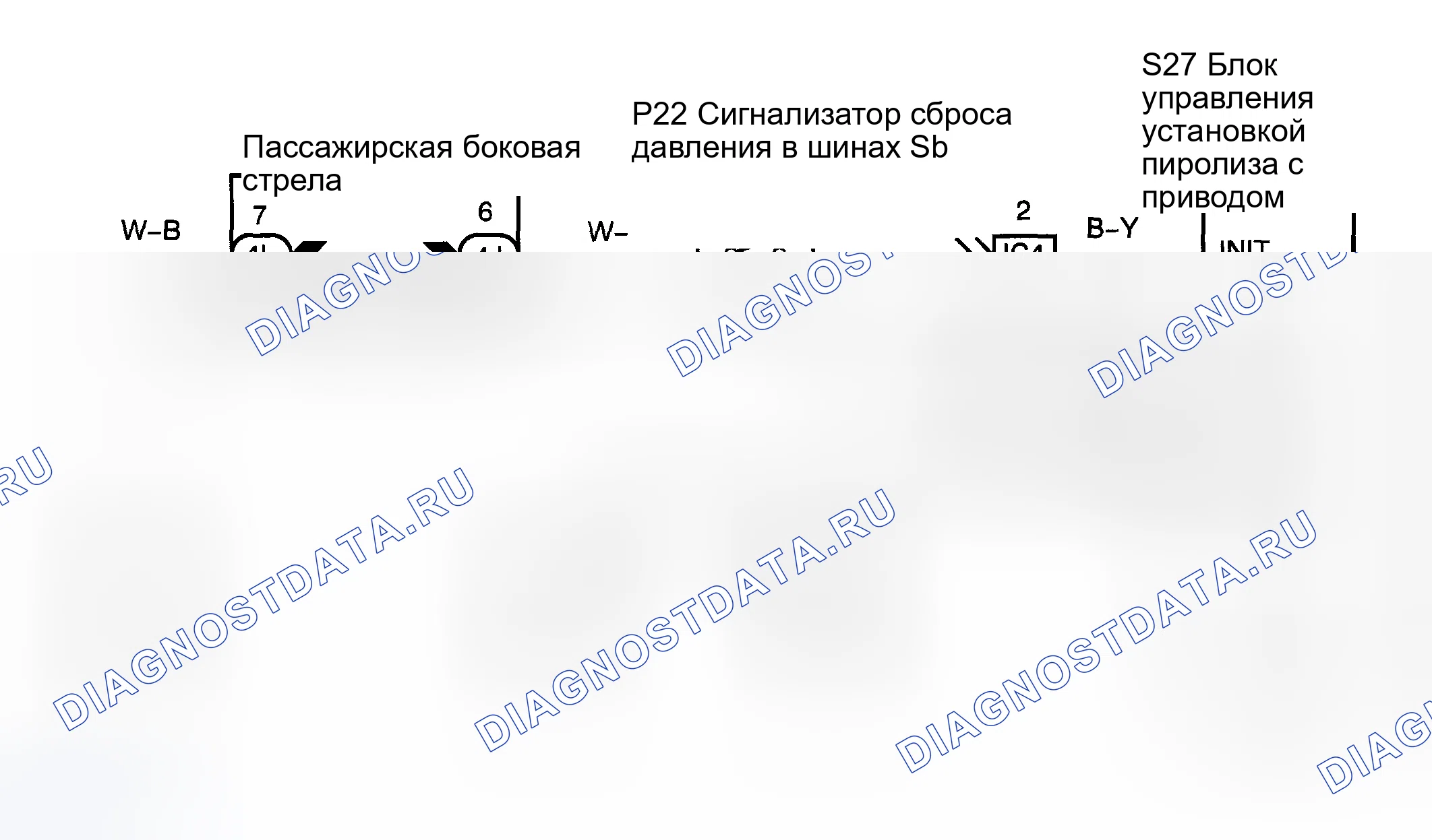 Рис. 11: электросхема. Toyota Highlander I рестайлинг