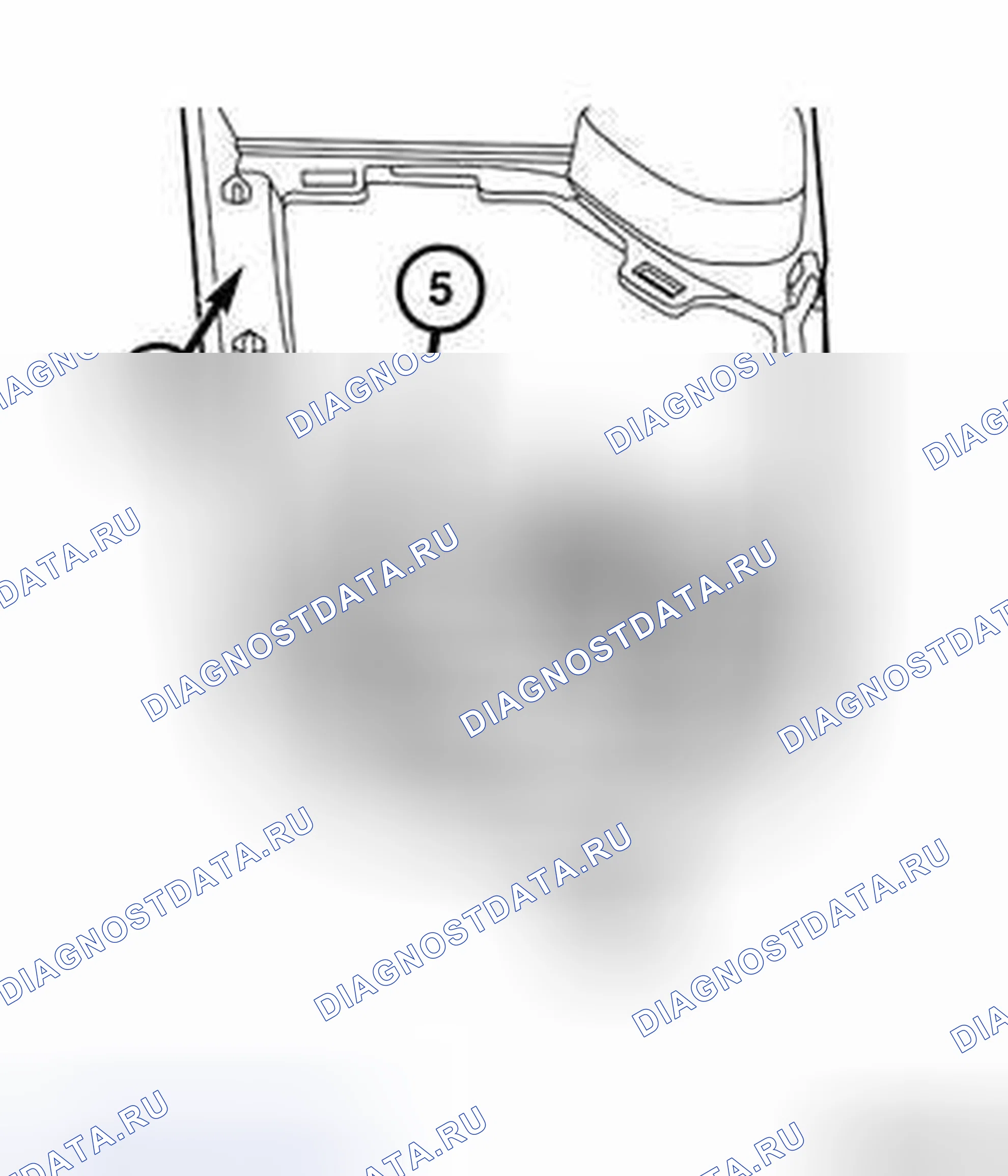 Рис. 4: ДЕМОНТАЖ. Jeep Cherokee V рестайлинг