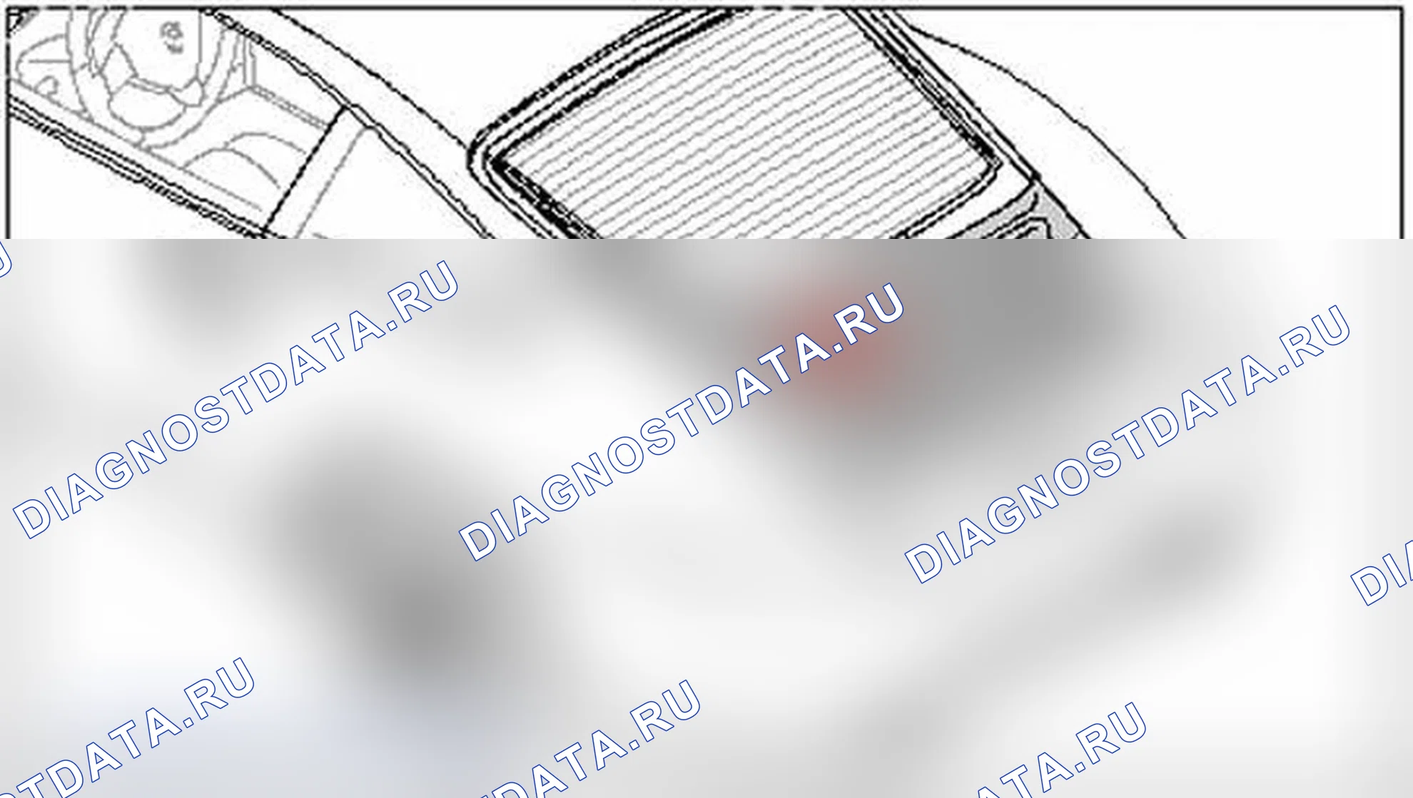 Рис. 567: Ослабление внутренней задней центральной панели. Porsche 911 GT3 997