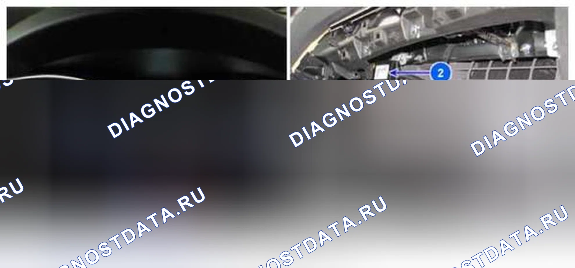 Рис. 184: Расположение компонентов. Hyundai Santa Fe III