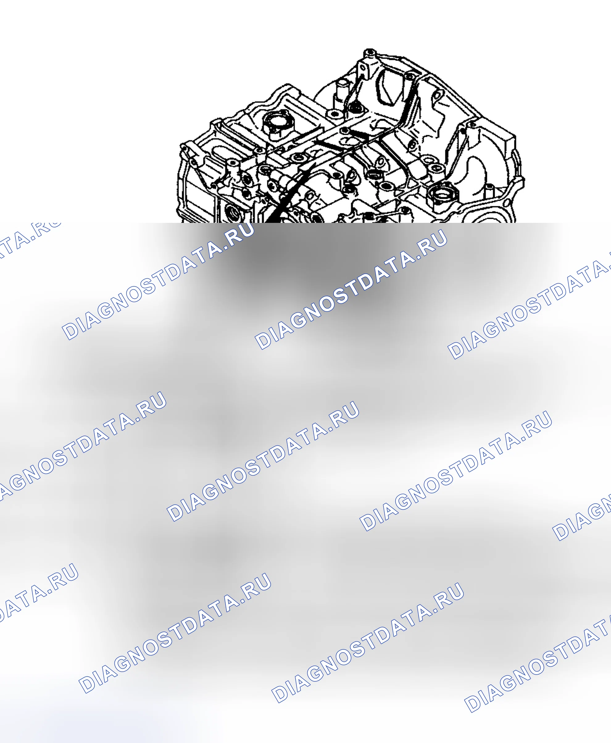 Рис. 24: Блок цилиндров. Honda X-NV I