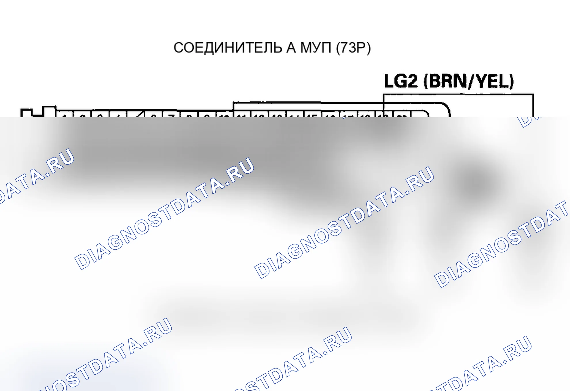 Рис. 117: P0721 расшифровка кода ошибки: проблема в цепи датчика скорости выходного вала (промежуточного вала). Acura MDX I