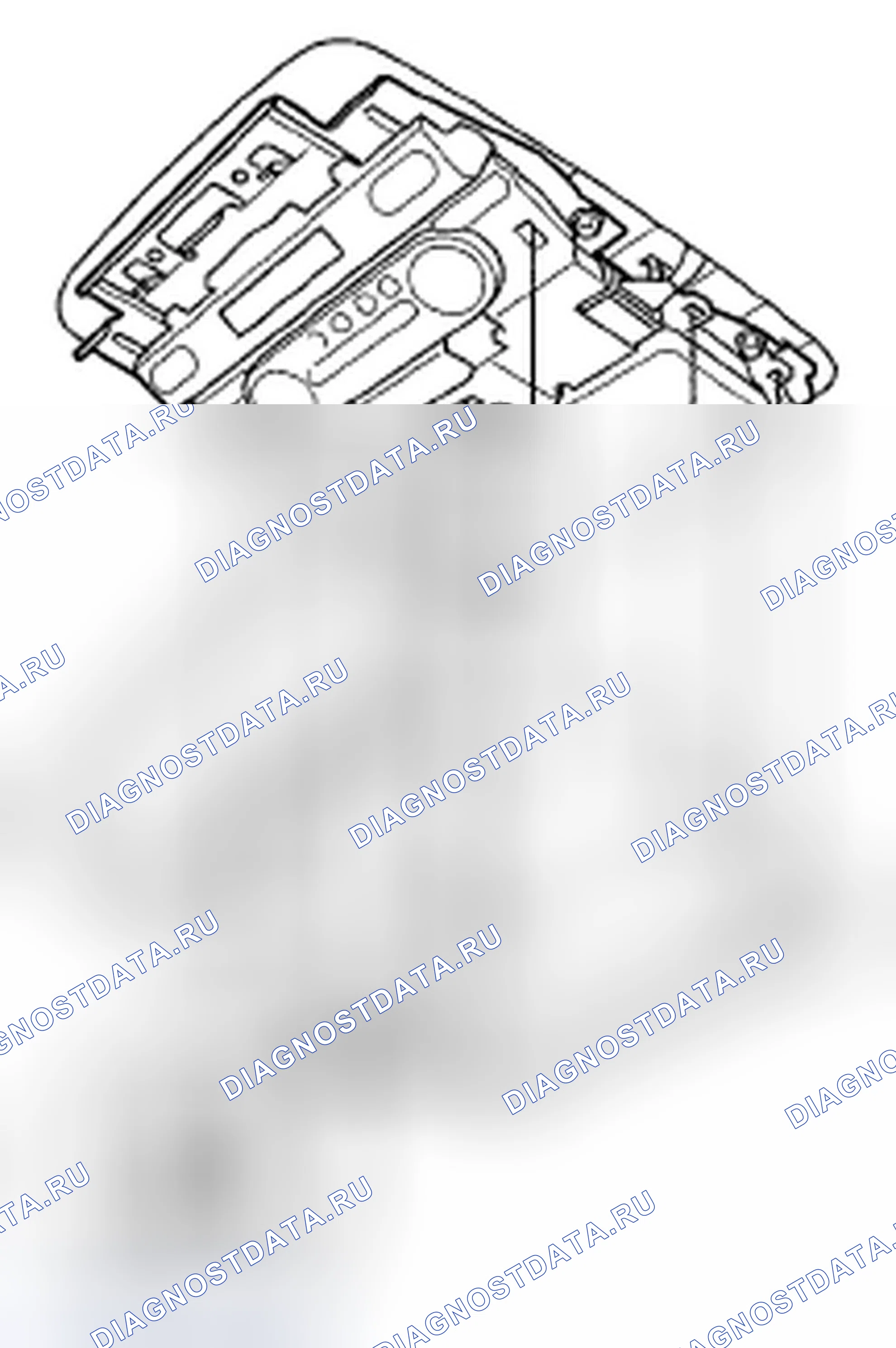 Рис. 95: Задний контроллер и снятие / установка экрана. Honda Pilot I