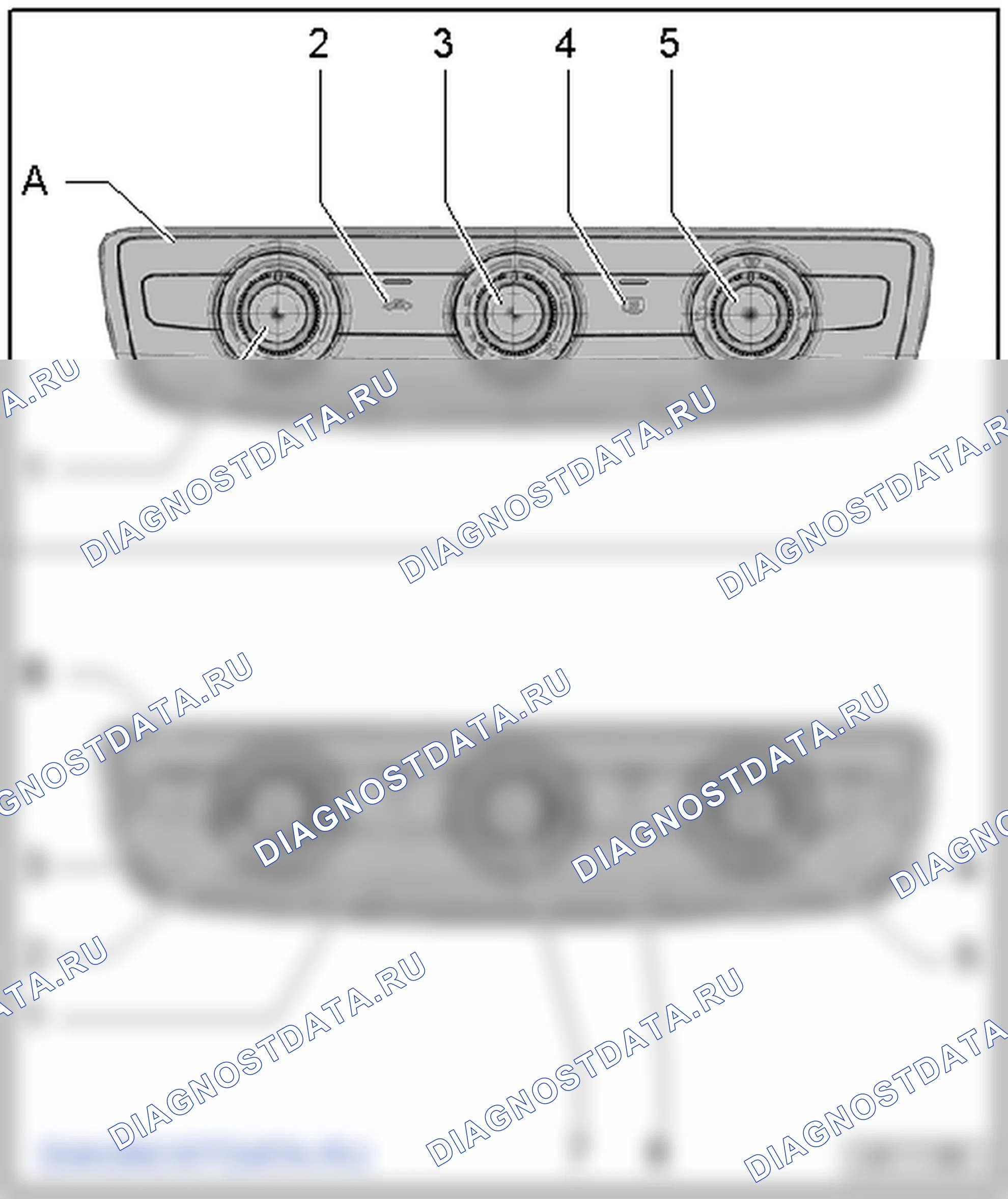 Панель управления и индикации. Audi A3 8V