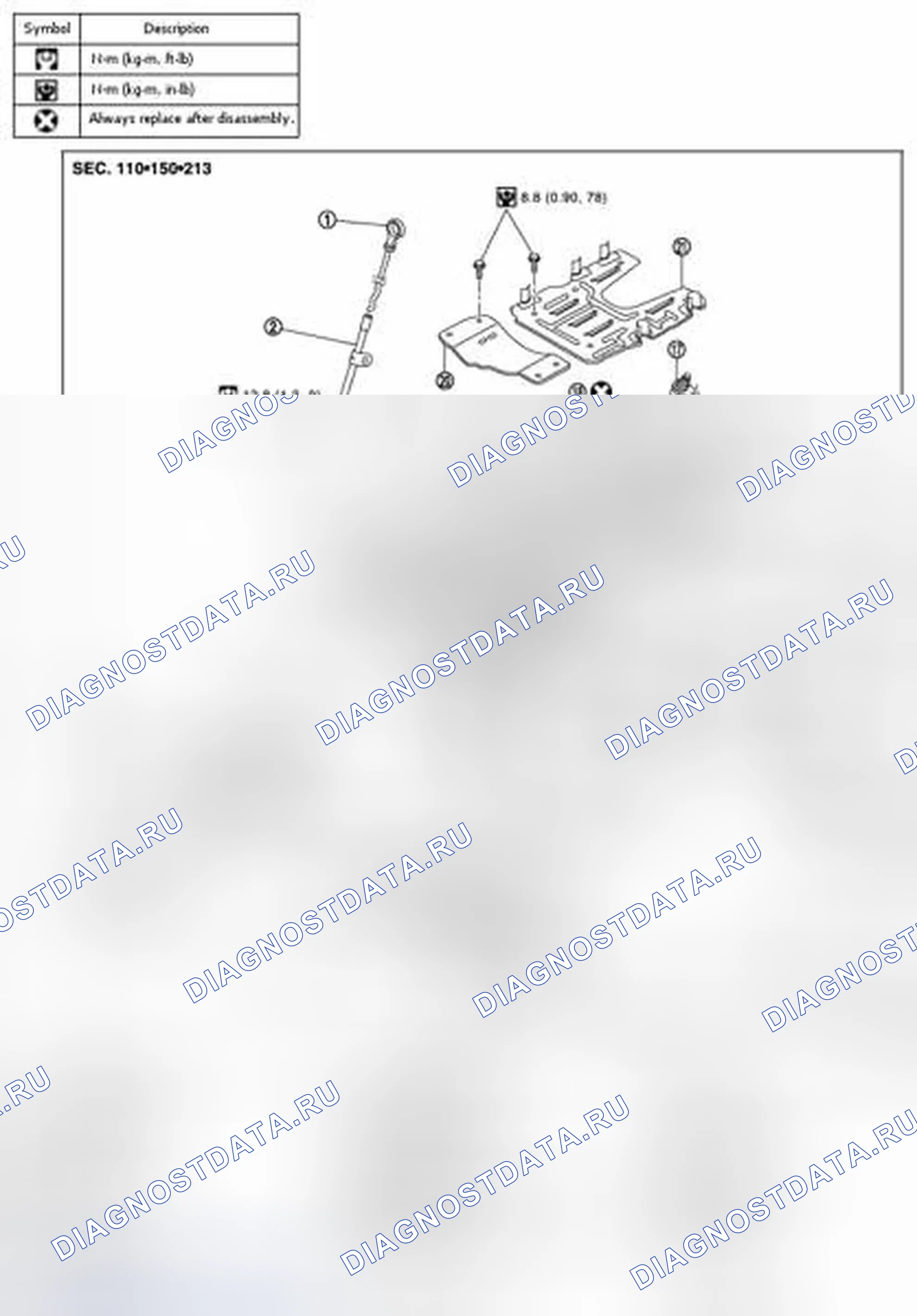 Рис. 33: Разнесенный вид. Infiniti FX50 II