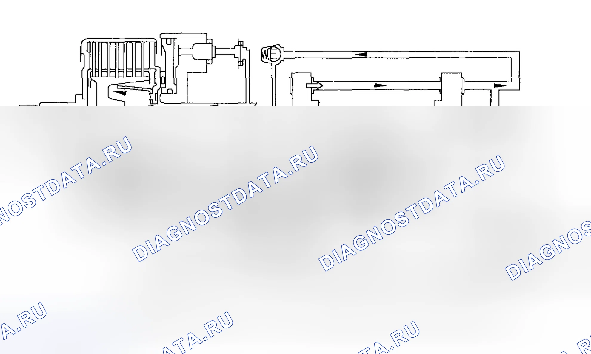 Рис. 4: Работа термовыключателя (2WD). Honda CR-V II